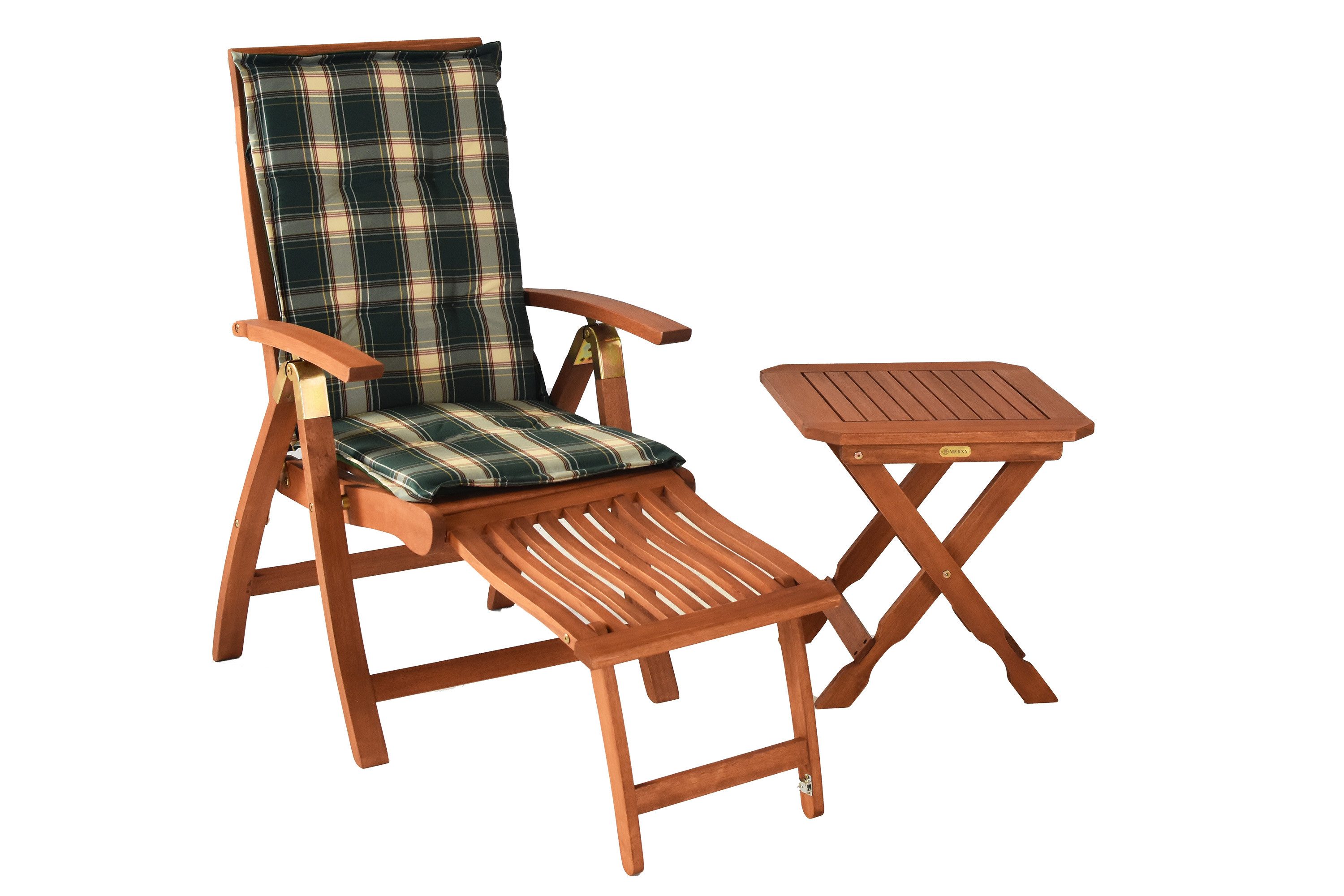 MERXX Gartensessel Comodoro Set 3tlg. (3tlg. Set), mit Relaxfunktion