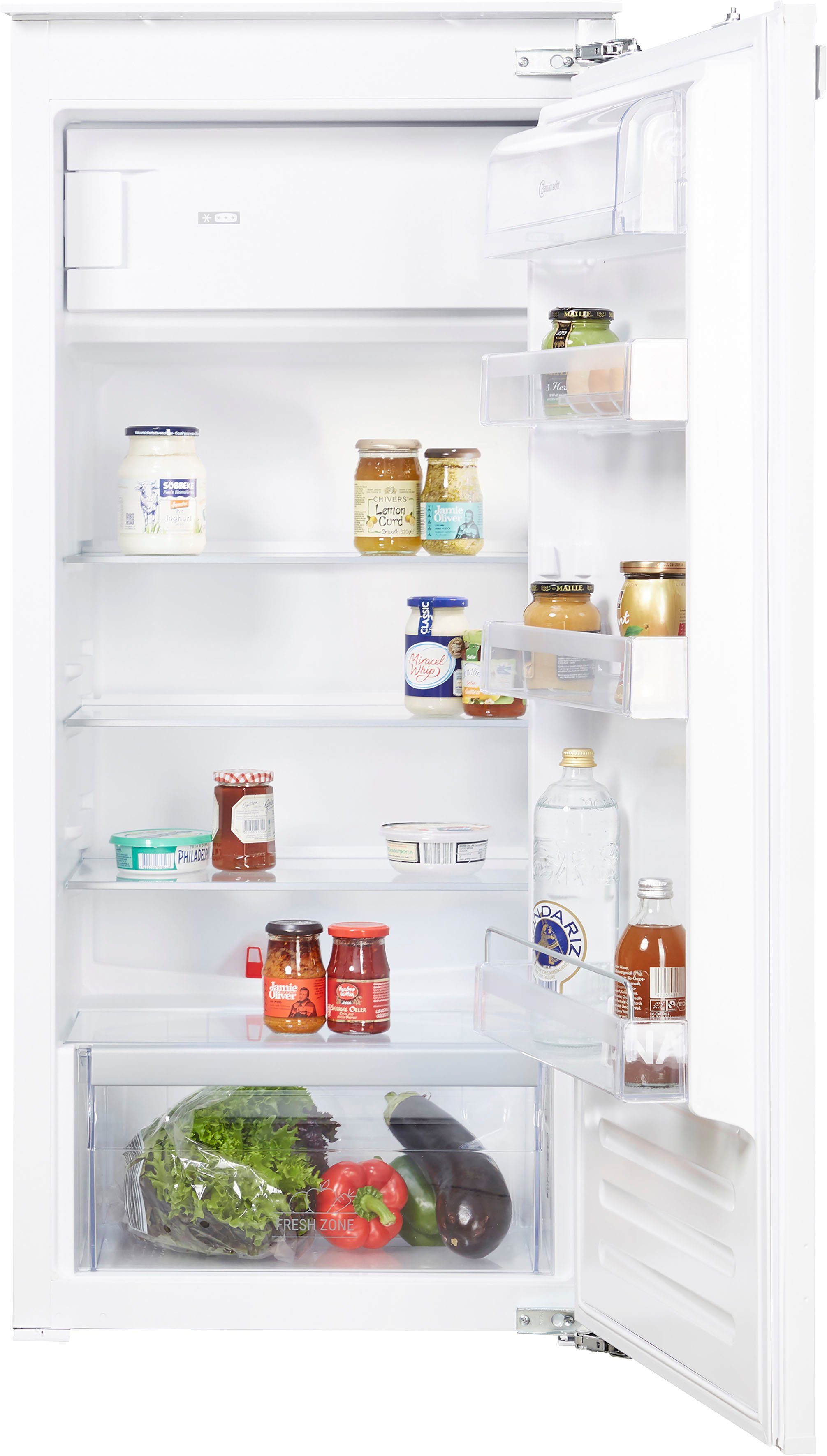 BAUKNECHT Einbaukühlschrank KSI 12GF2, 122 cm hoch, 56 cm breit