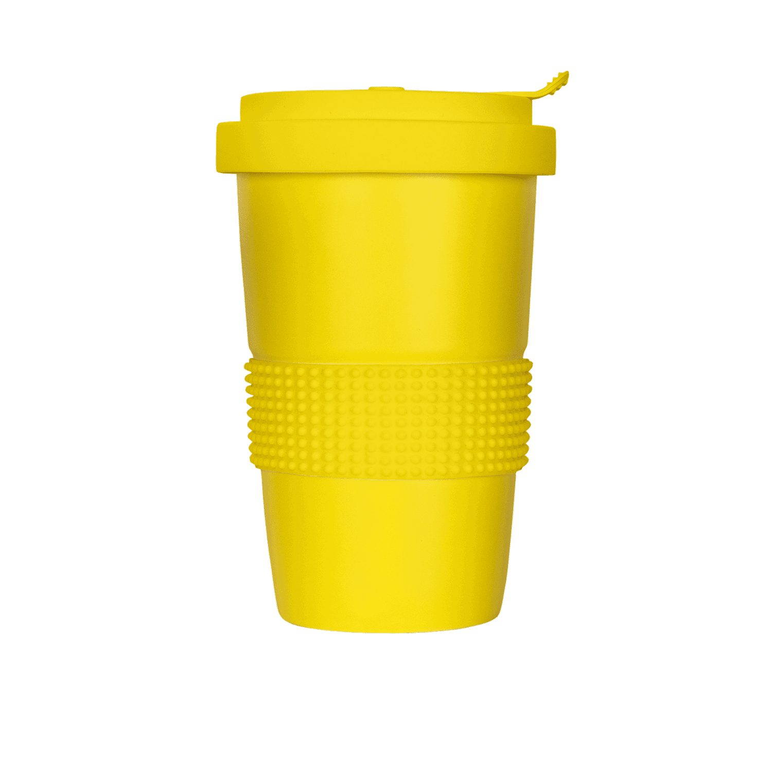 klimaneutral Yellow Kaffeebecher Manufaktur Coffee-to-go-Becher auslaufsicher, 100% Deckel, Porzellan, spülmaschinengeeignet, + Sunny ml, 400 Mahlwerck