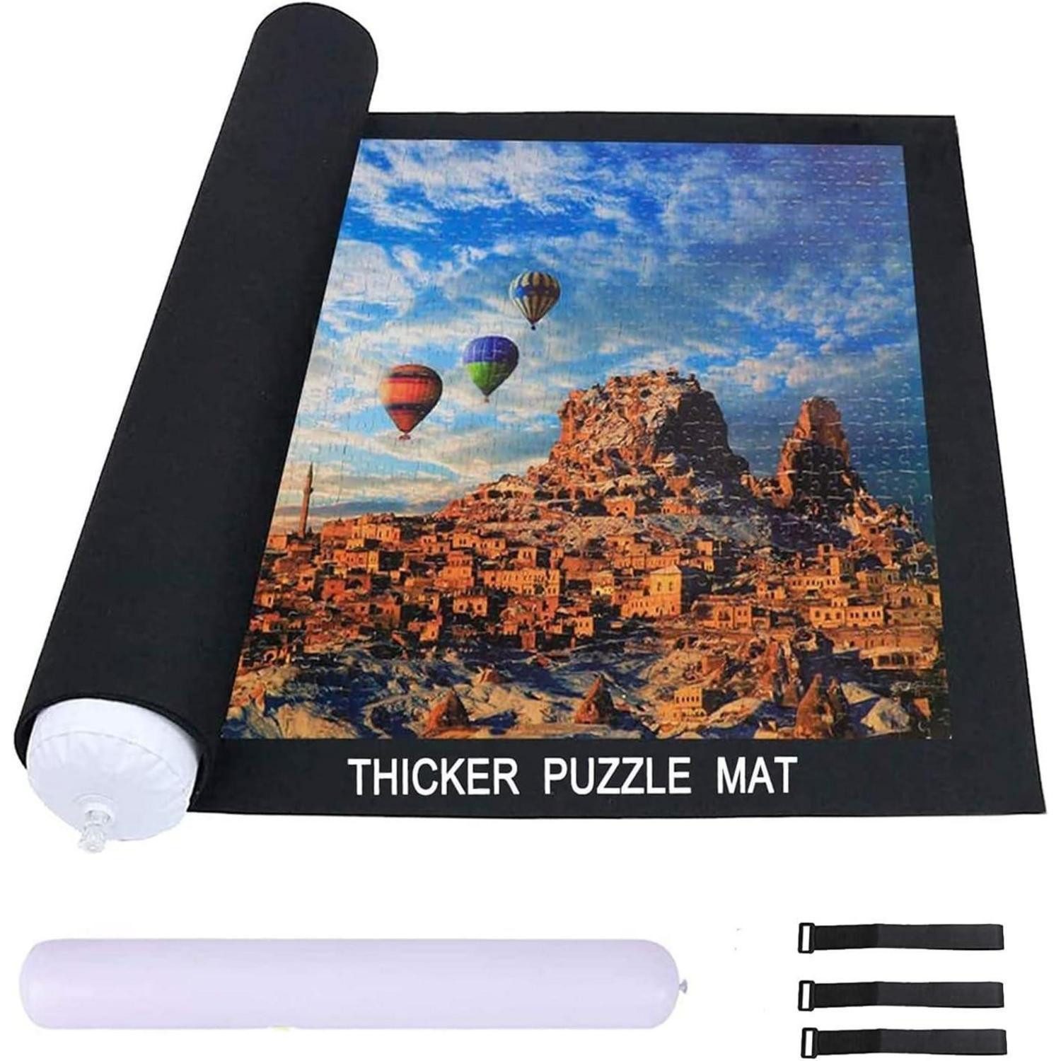 LuxusKollektion Puzzlematte Puzzlematte Anti-Leck-Design für 1500/2000/3000 Puzzle Teile Schwarz