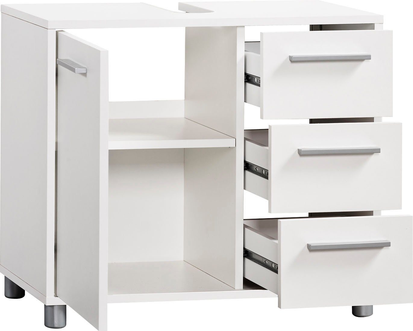 Procontour Waschbeckenunterschrank "Betty", Breite 64 cm, mit Einlegeboden günstig online kaufen