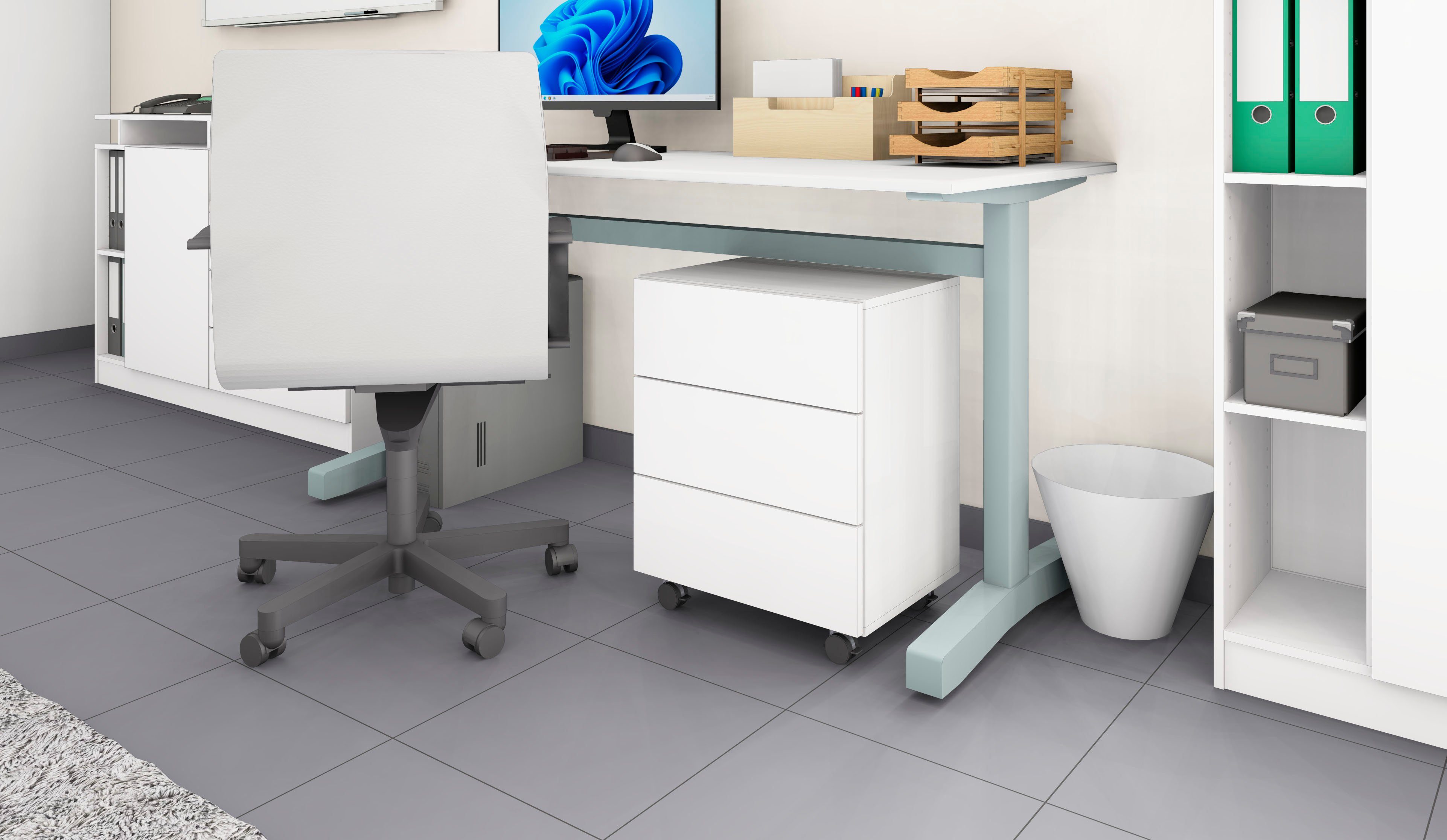 borchardt Möbel Rollcontainer Vaasa, in moderner günstig online kaufen