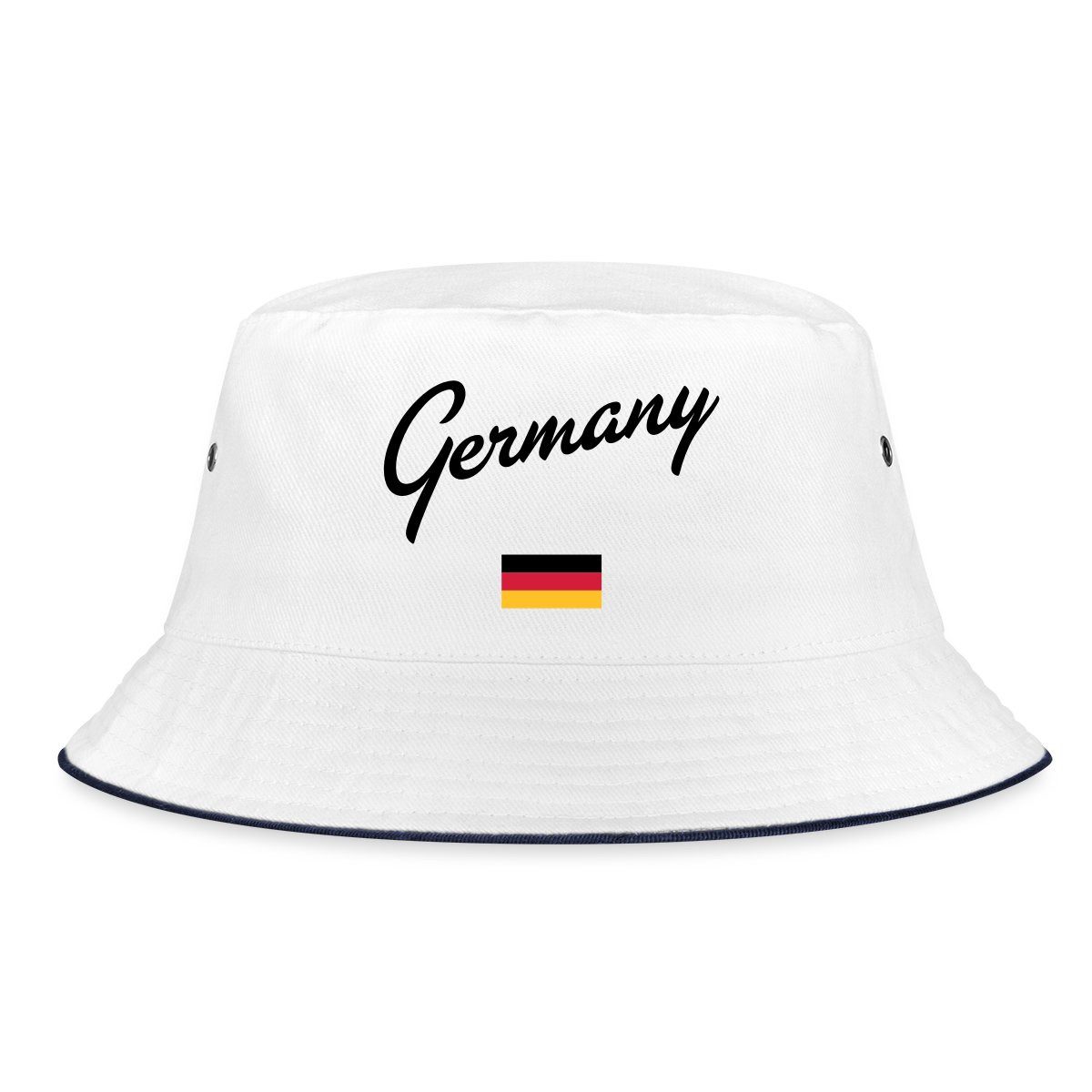 Sonnenhut Germany Schriftzug Deutschland Fan Fischerhut