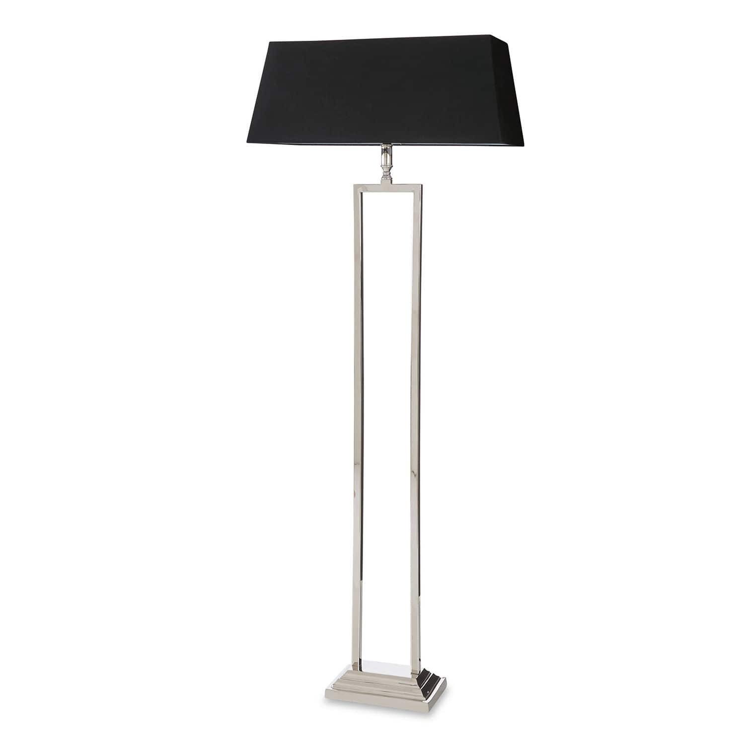 Mirabeau Stehlampe Stehlampe Barki schwarz/silber günstig online kaufen