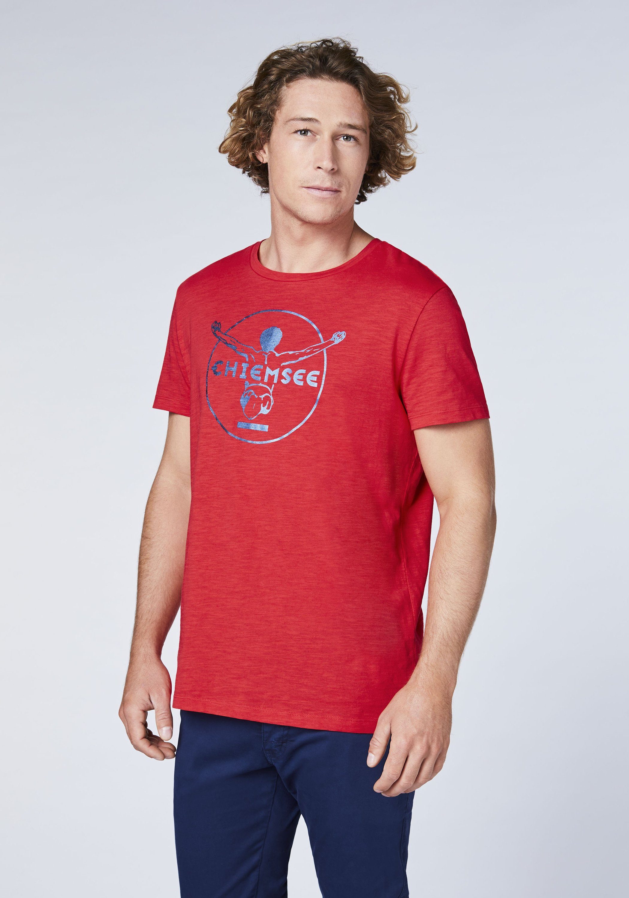 Label-Symbol 1 Chiemsee Print-Shirt T-Shirt mit gedrucktem Lollipop