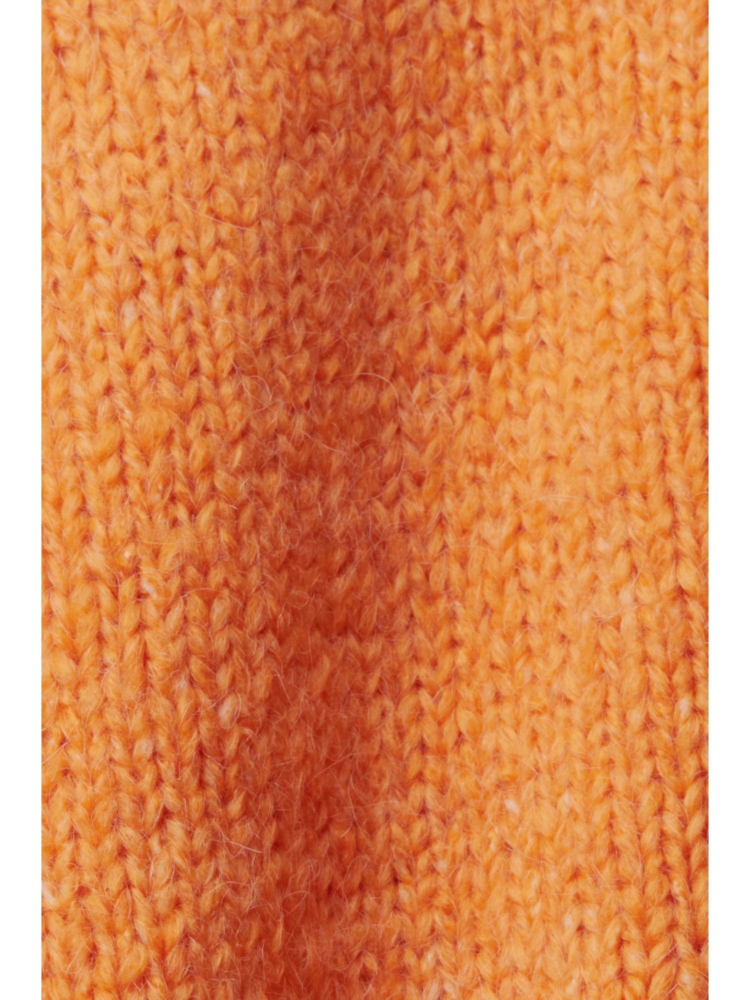 Strickpullover Esprit Pullover ORANGE Wollgemisch aus