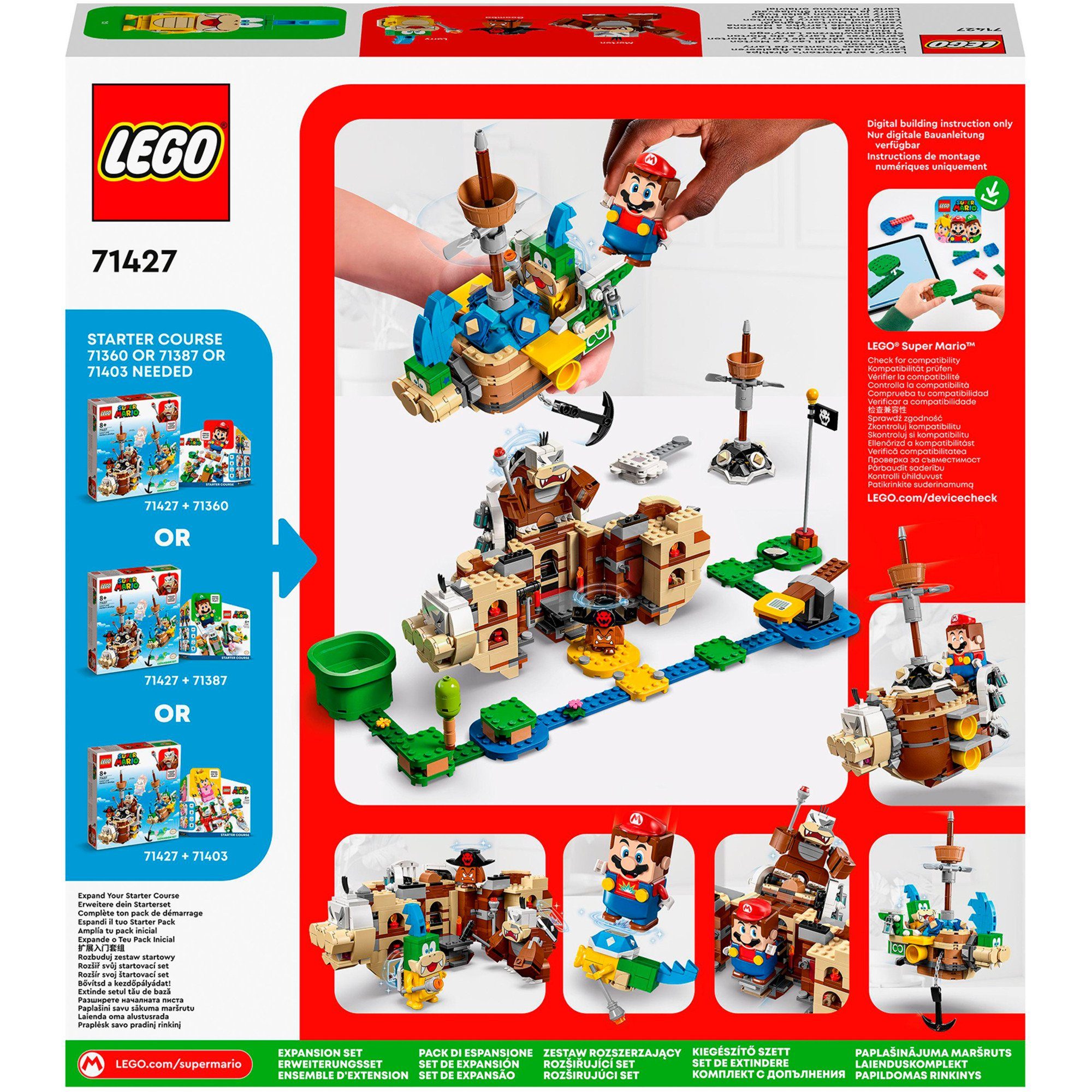 Super LEGO und LEGO® Luftgaleeren - Larry Konstruktionsspielsteine Mortons Mario