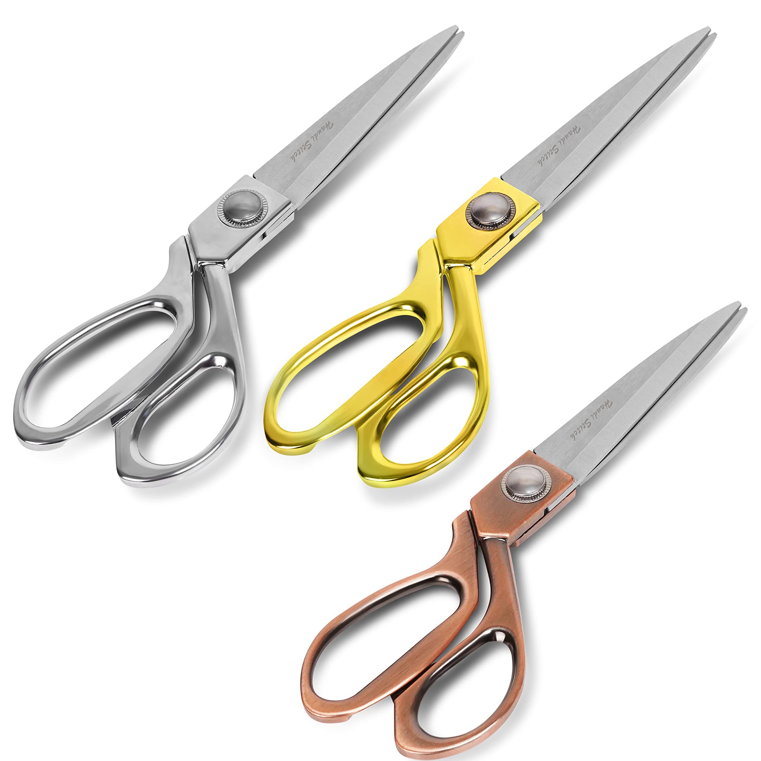Handi Stitch Papierscheren Handi Stitch 3er Pack Schneiderschere - 20 cm Edelstahl Stoffschere, (3-tlg)