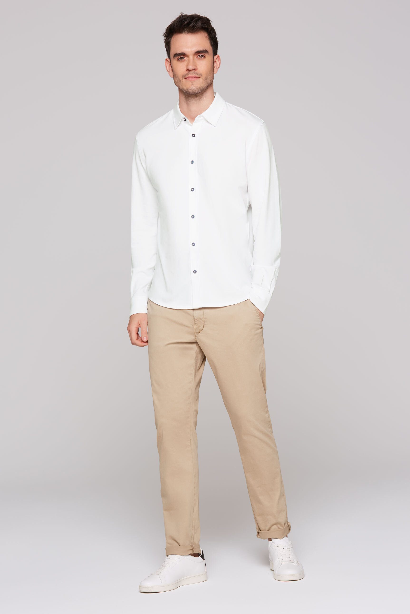 CMPD Langarmhemd aus Baumwolle