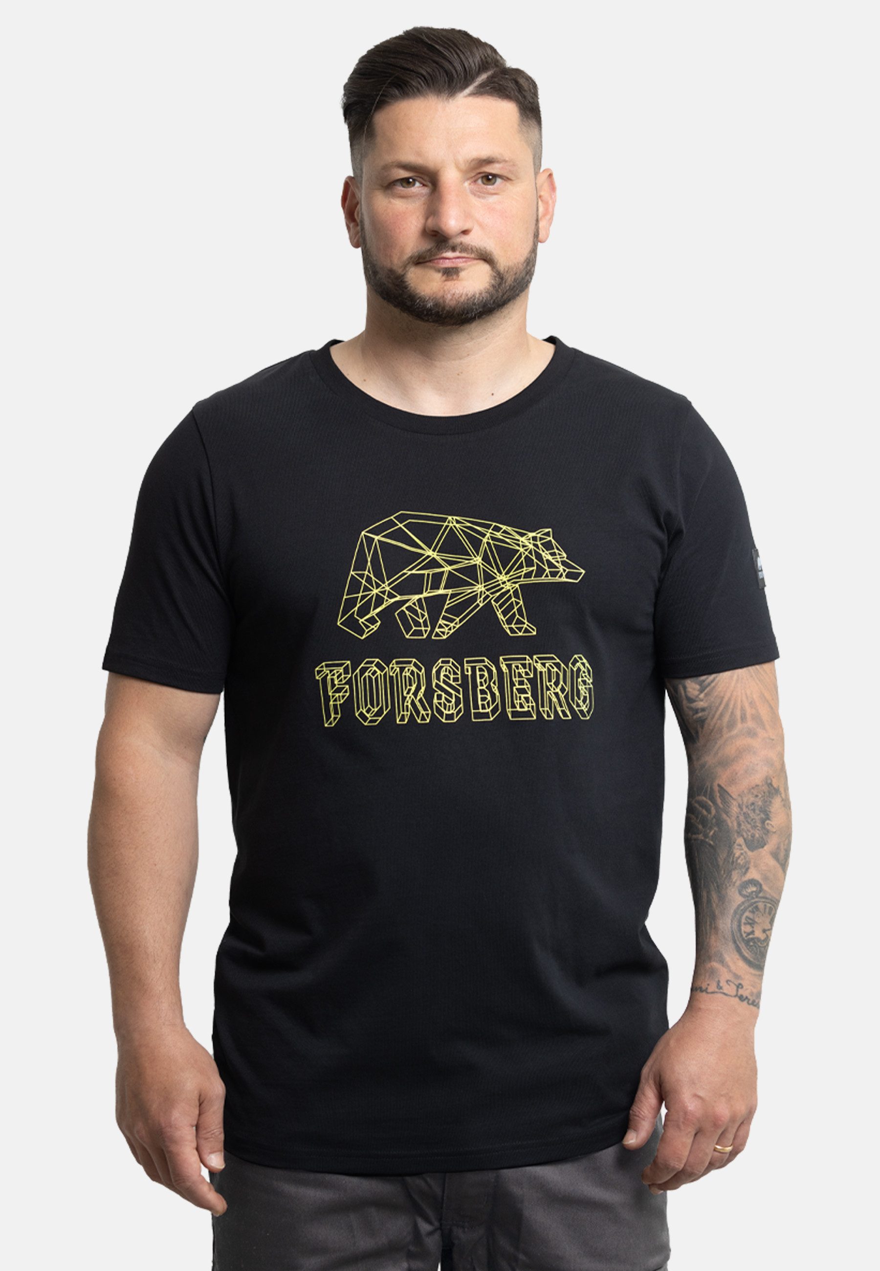 FORSBERG T-Shirt mit Dimensionslogo