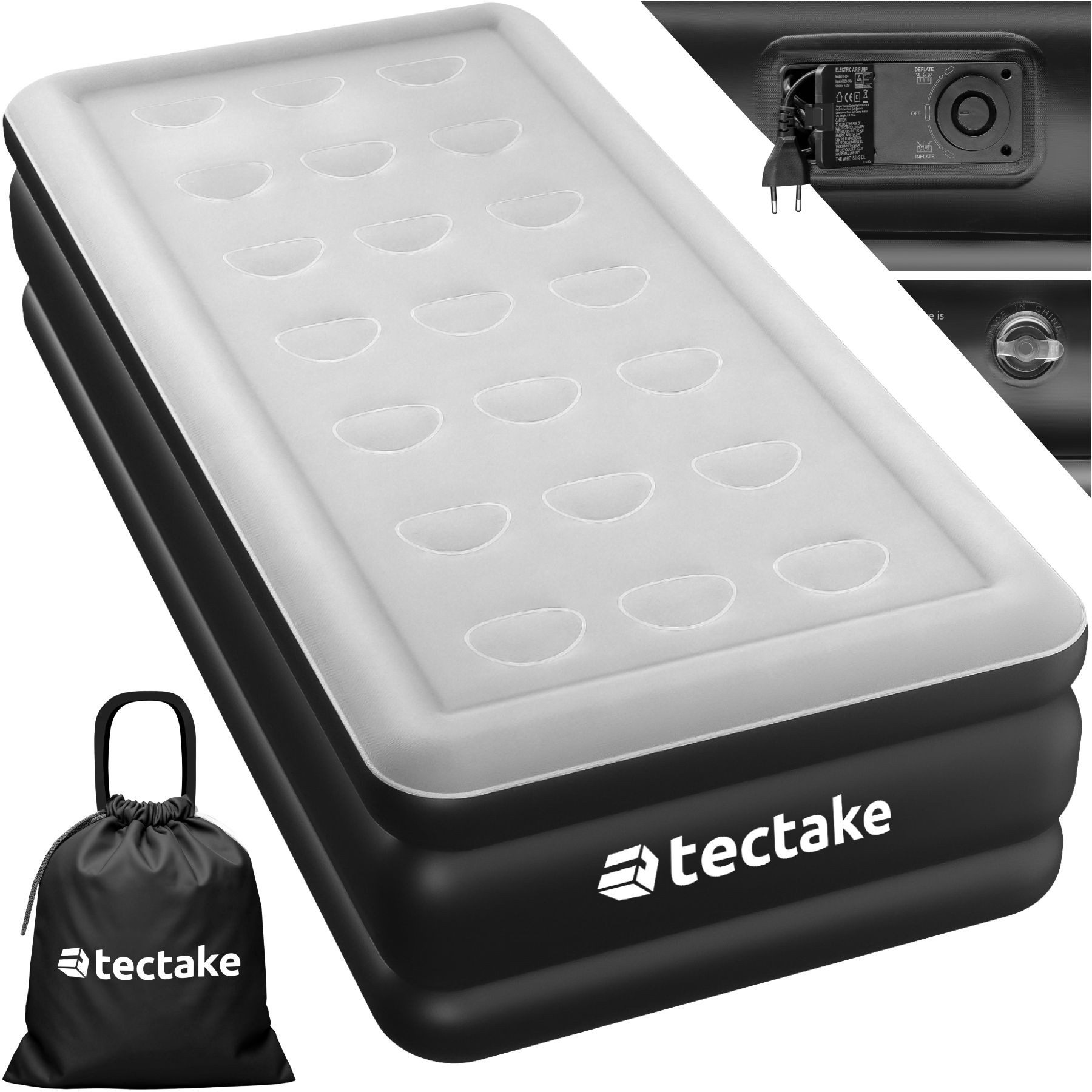 tectake Luftbett Aufblasbare Matratze, (für 1 günstig online kaufen