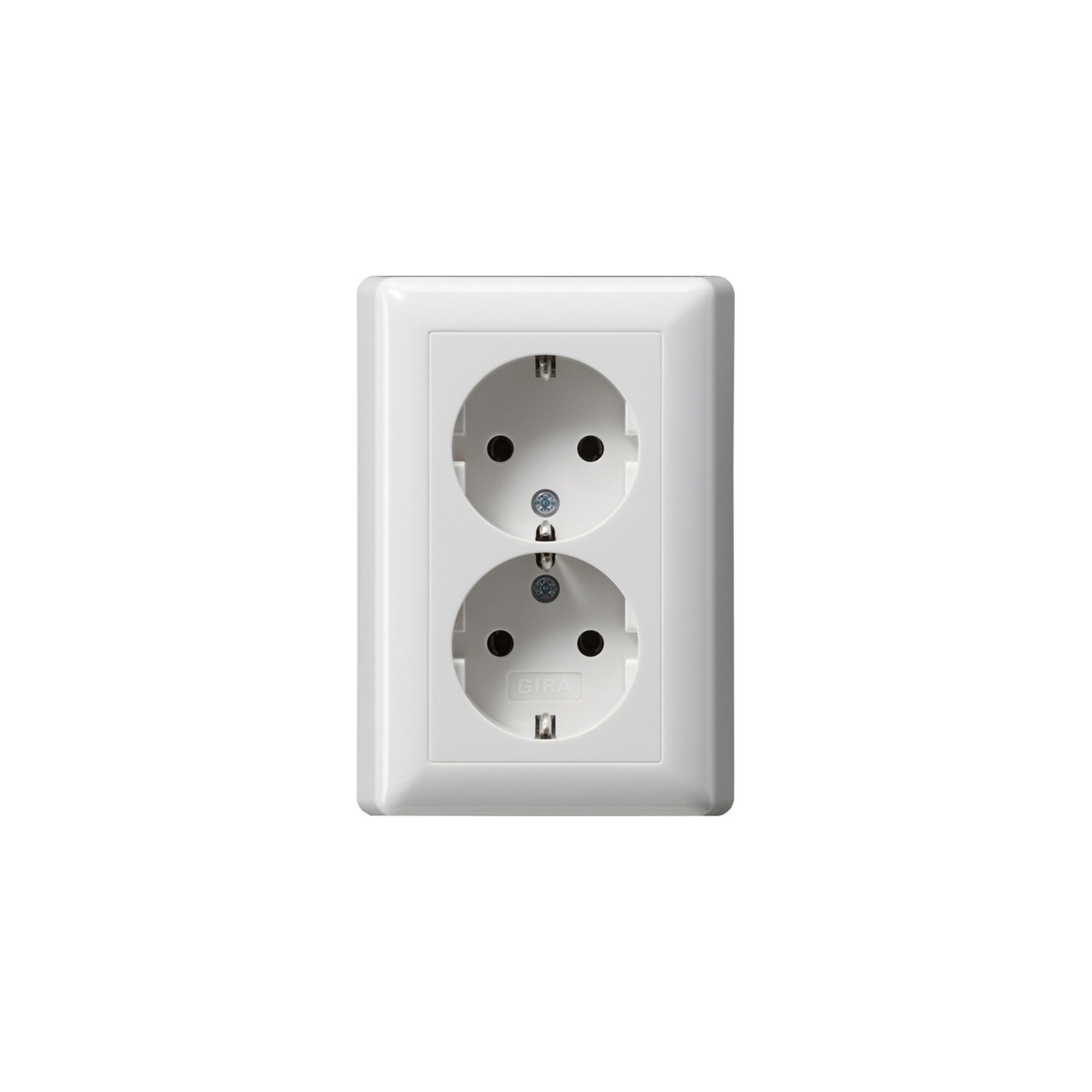 GIRA Steckdose Gira Schuko-Doppelst.ds. rws-gl 078003