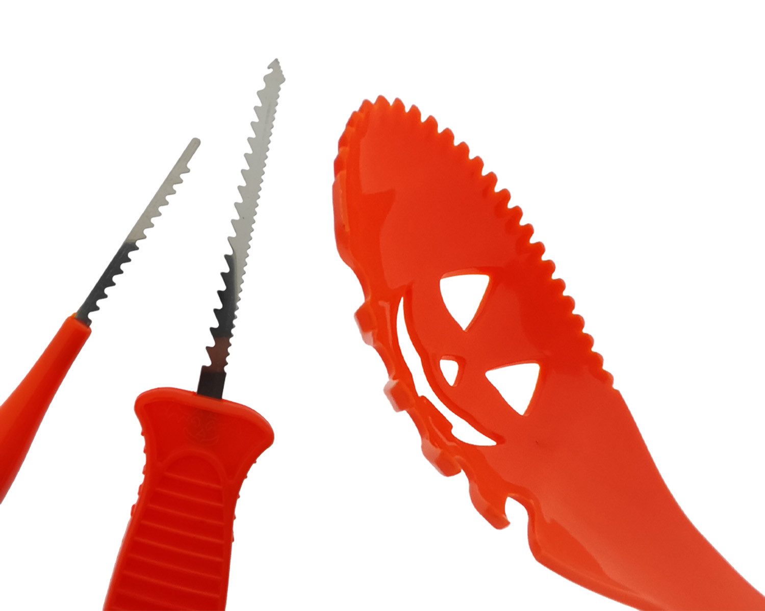 HundB Schnitzgerät Kürbisschnitzset 4-teilig mit Vorlagen Schwarz, 0 V, Set, 1-St., Kürbisschnitzwerkzeug, Halloween Aushölen Schnitzen Kürbis Kürbisgeschicht