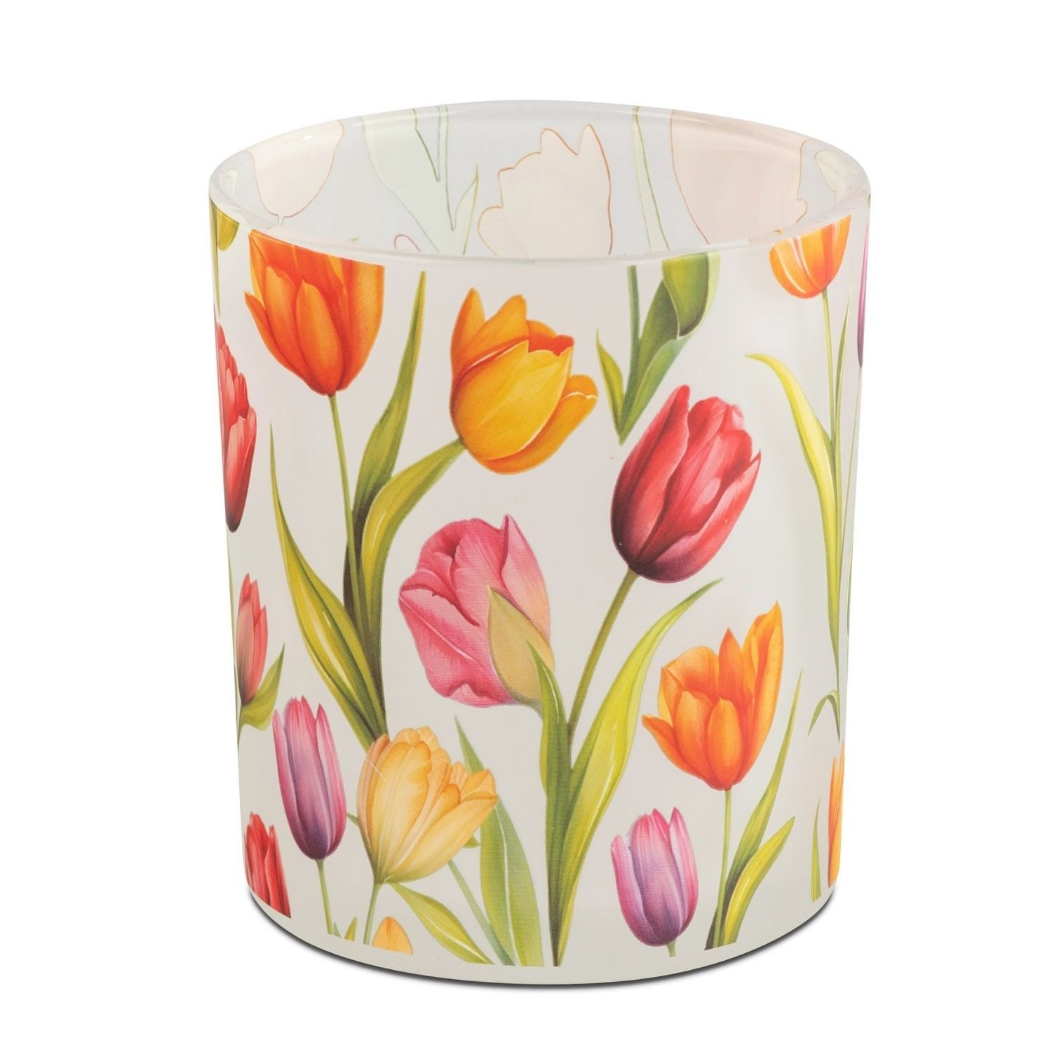 formano Teelichthalter Tulpen, Farbe: Mehrfarbig, Motiv: Blumen