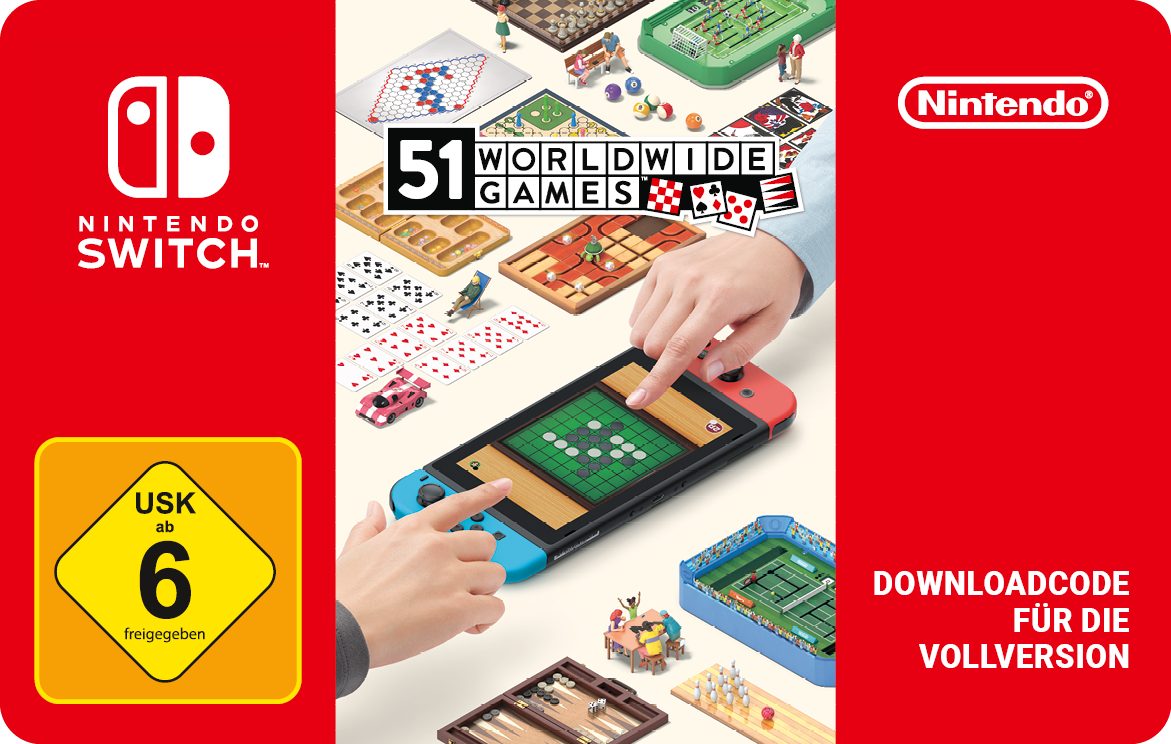 51 Worldwide Games (Download-Code), Nintendo Switch