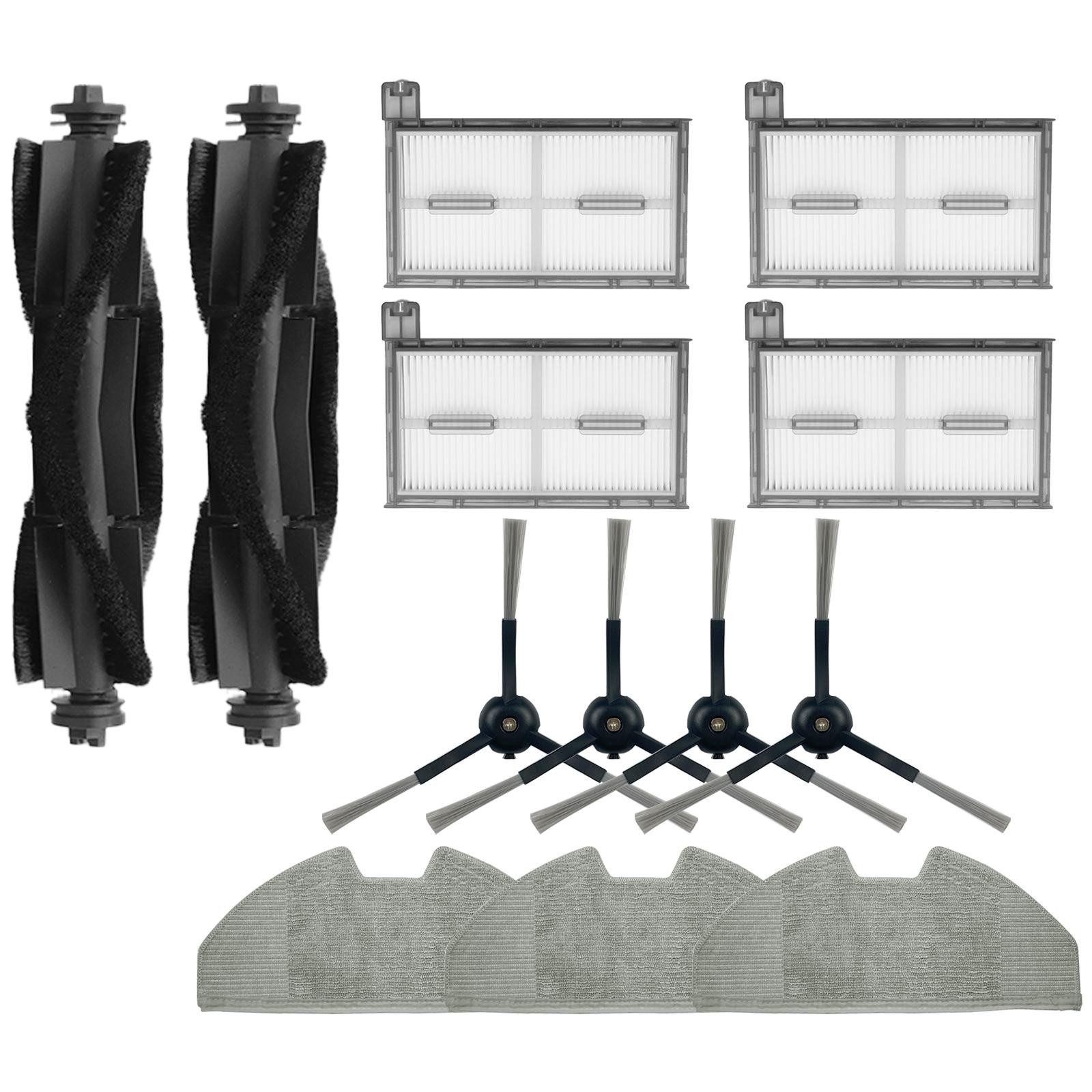 VERCO Reinigungsbürsten-Set Reinigungskit für Eufy, Für Eufy X8 Pro, (13-tlg), Ersatz Teile Set Wartungskit Filter Seitenbürste Zubehör Bürste