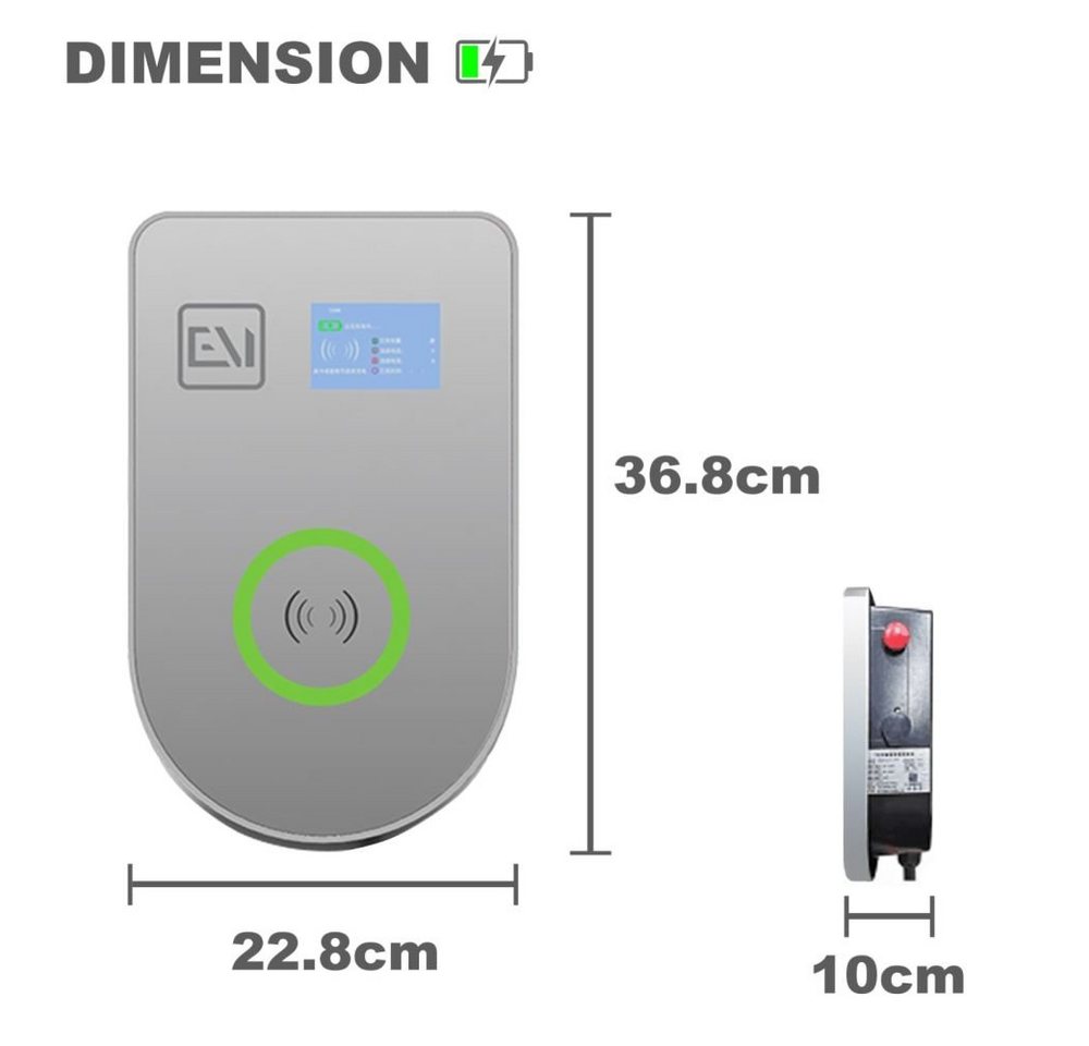 Thumbnail - Toys Store Elektroauto-Ladestation ADEV22K-Y1, stationär 22kW / 32A, 3 Pahesen, IP54 SPritzwassergeschützt