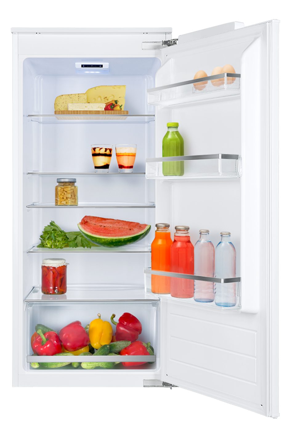 Amica Einbaukühlschrank EVKSX 352 231, 122,1 cm hoch, 54 cm breit, Frische leicht gemacht – elegant und nahtlos verbaut
