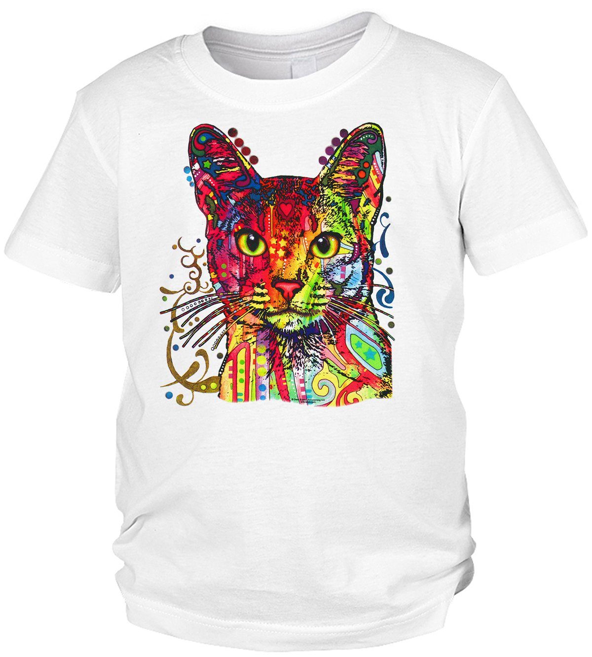 Print-Shirt Katzen Motiv Kindershirt