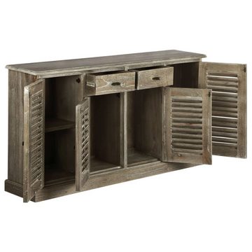 vidaXL Sideboard Sideboard Mindiholz Massiv 145x32,5x77 cm (1 St)