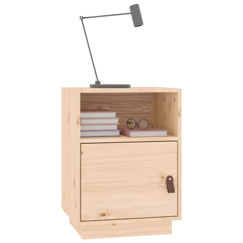 vidaXL Nachttisch NA Nachttische2er Set 40x34x55 cm Massivholz Kiefer