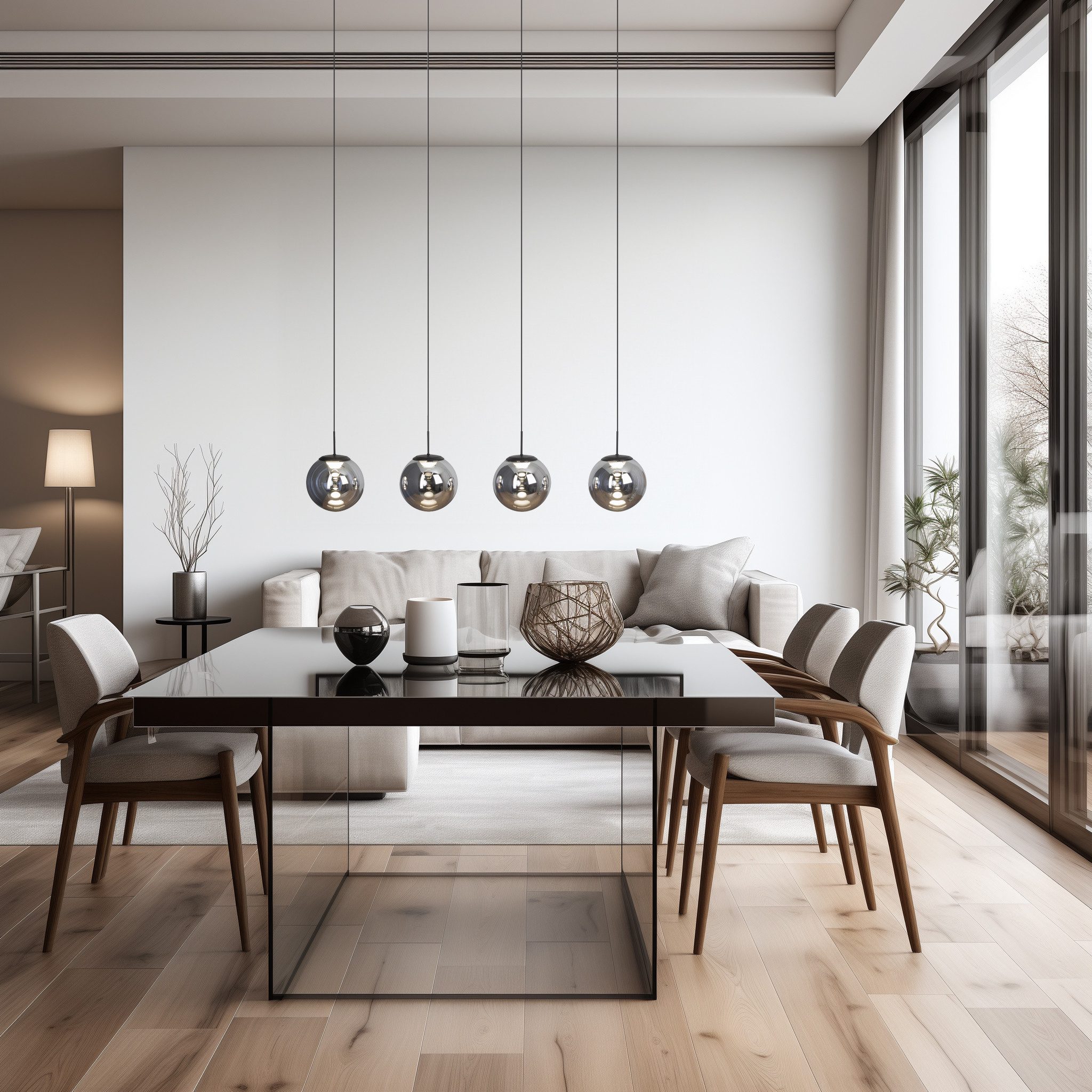 ECO-LIGHT Pendelleuchte Altaïr, LED fest integriert, günstig online kaufen