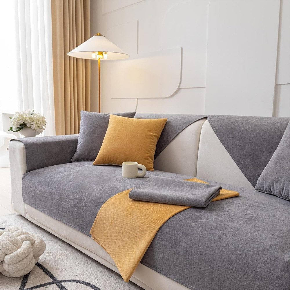 TUWENA Sofabezug Sofabezug für alle Jahreszeiten, Sofa Abdeckung 1 2 3 4 Sitzer