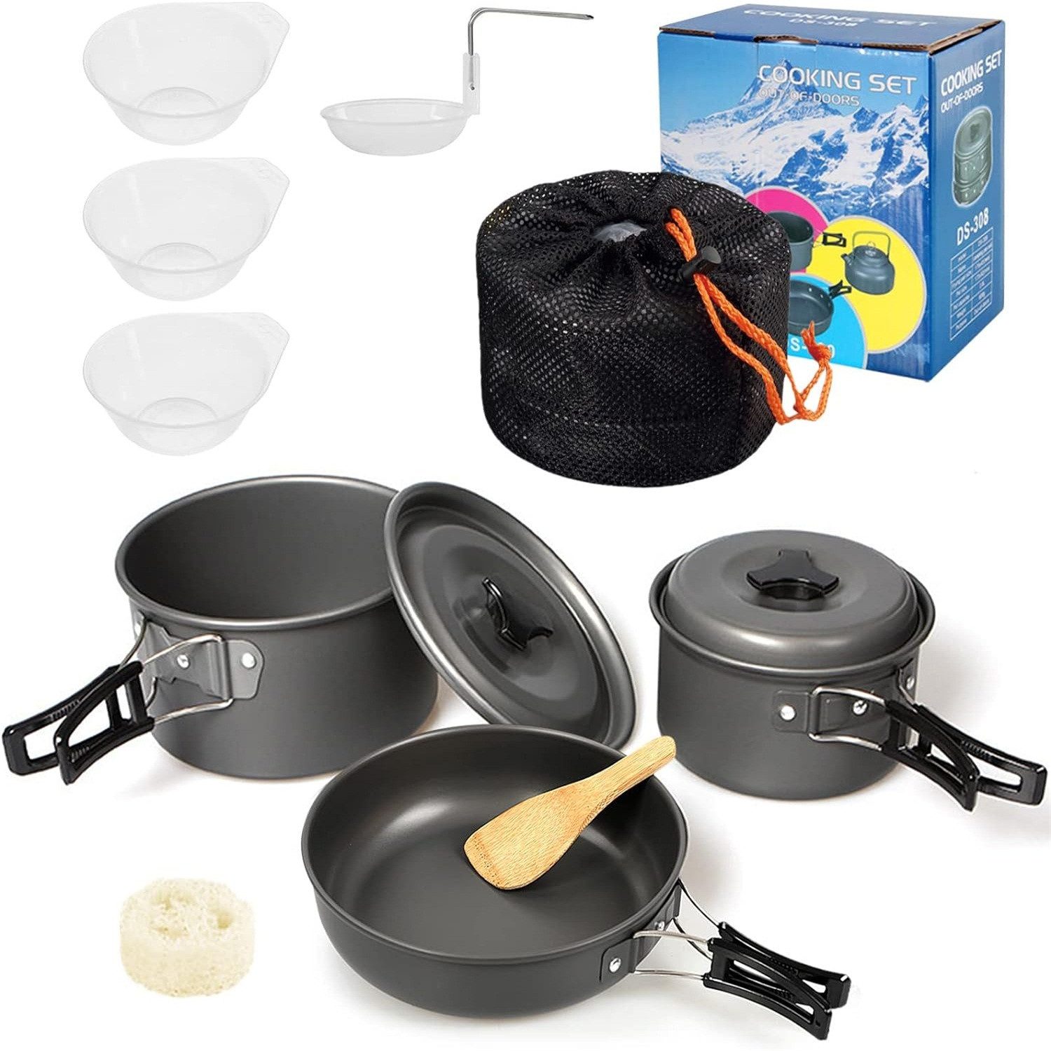 Topf-Set Topf-Set Camping Kochgeschirr Set Camping Topf Outdoor Geschirr Set
