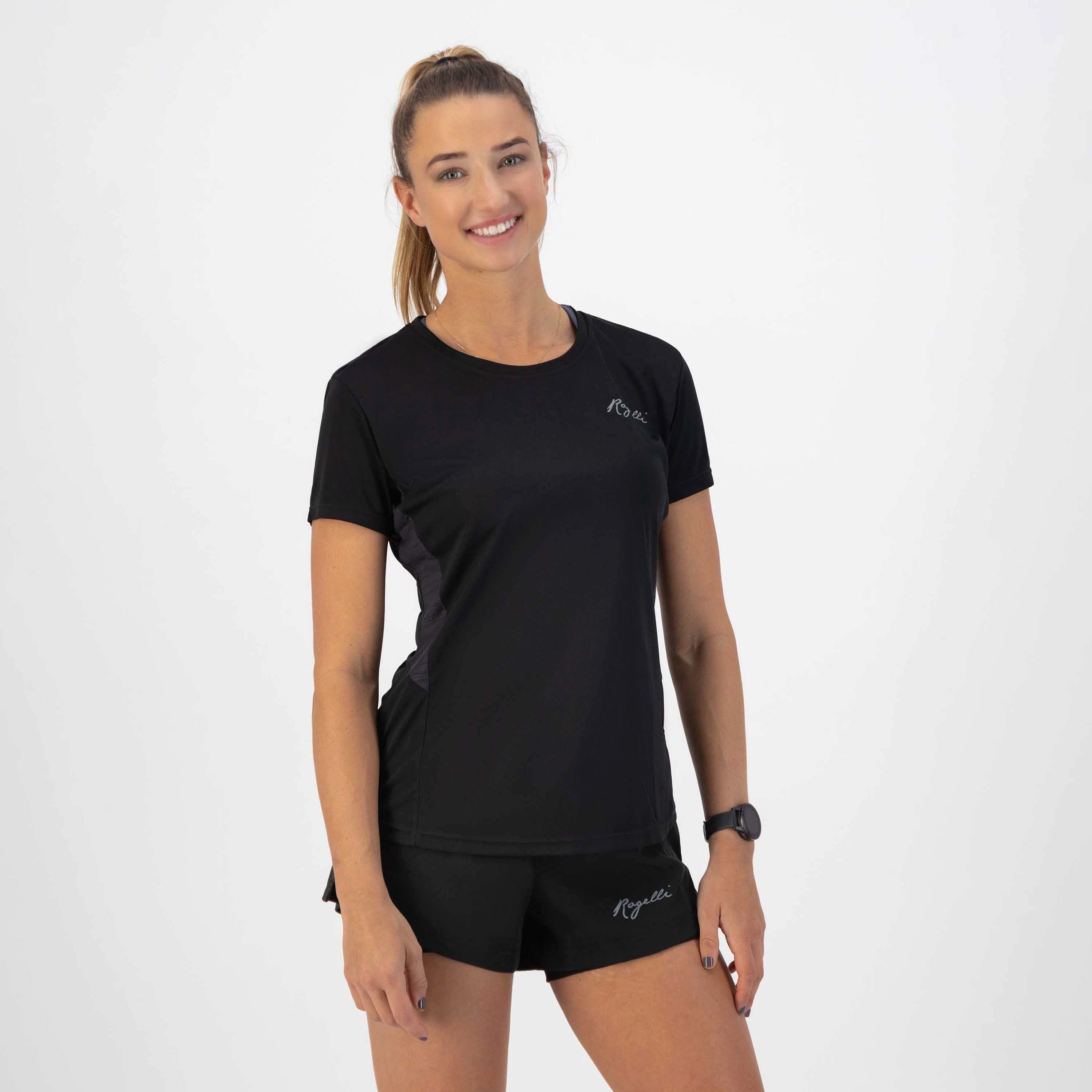 Rogelli Funktionsshirt Technisches Kurzarm-Sport-T-Shirt Damen - Core