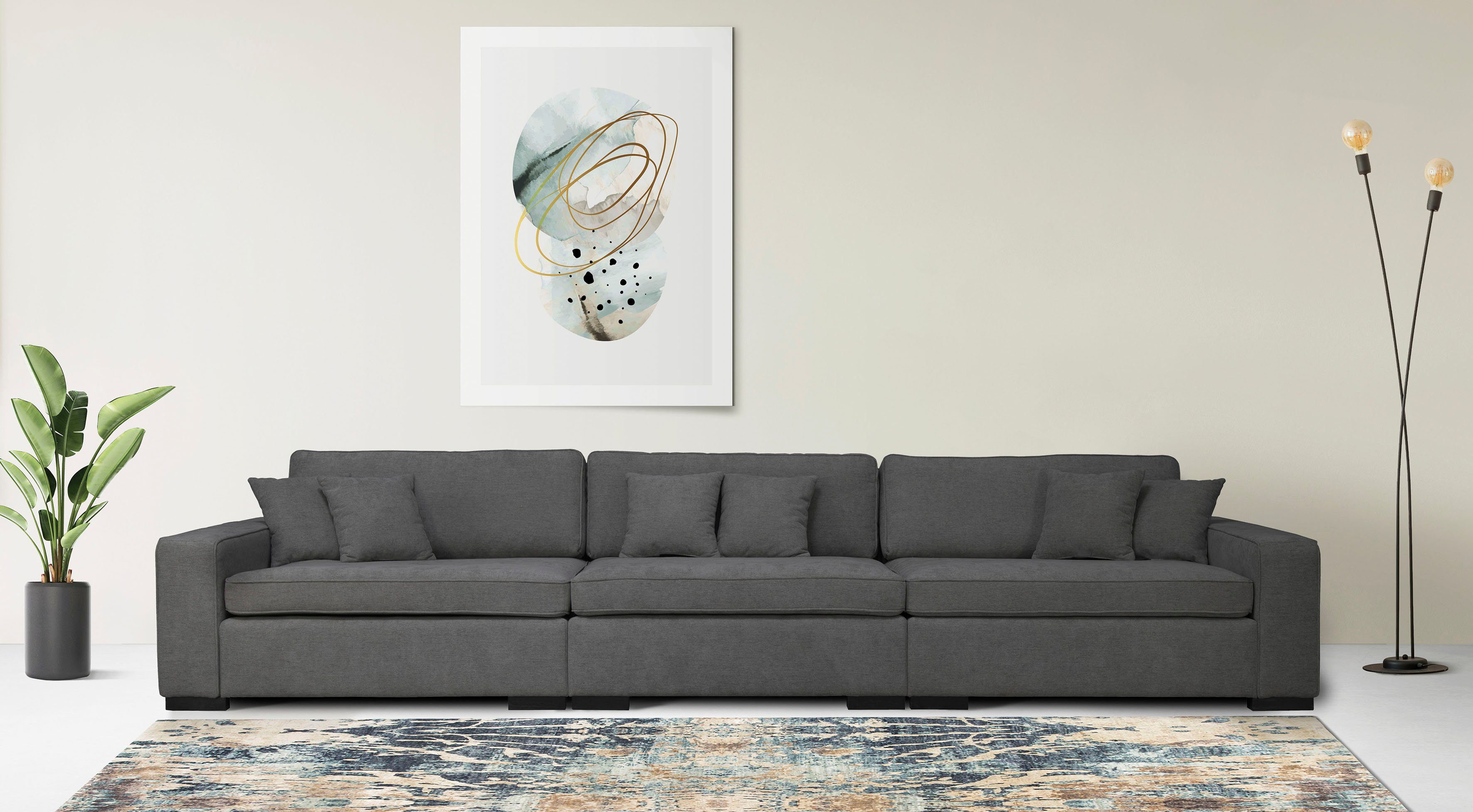 Home affaire 3-Sitzer Skara, Lounge-Sofa mit günstig online kaufen