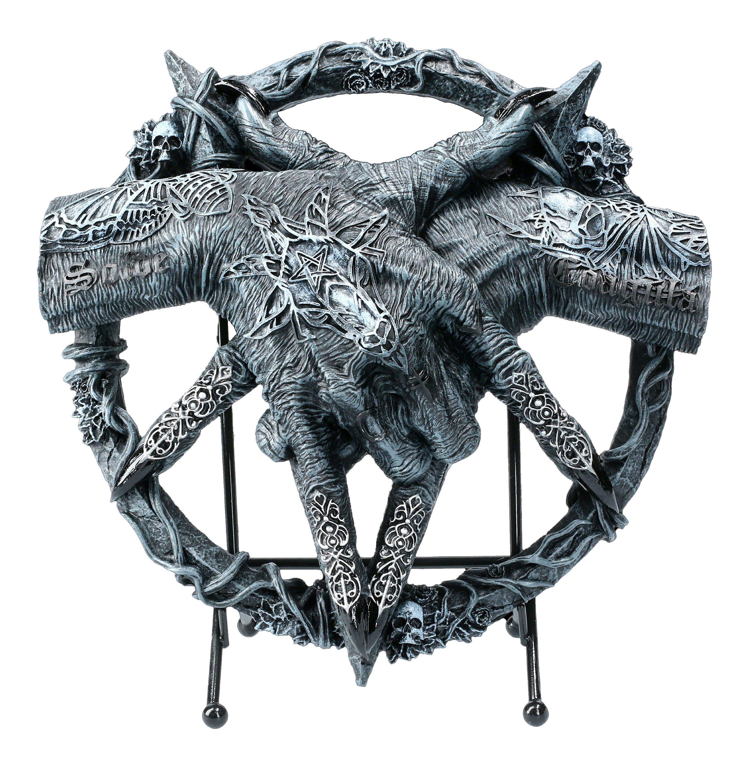 Figuren Shop GmbH Dekoobjekt Deko Relief - Hold of Baphomet - Nemesis Now Gothic Deko
