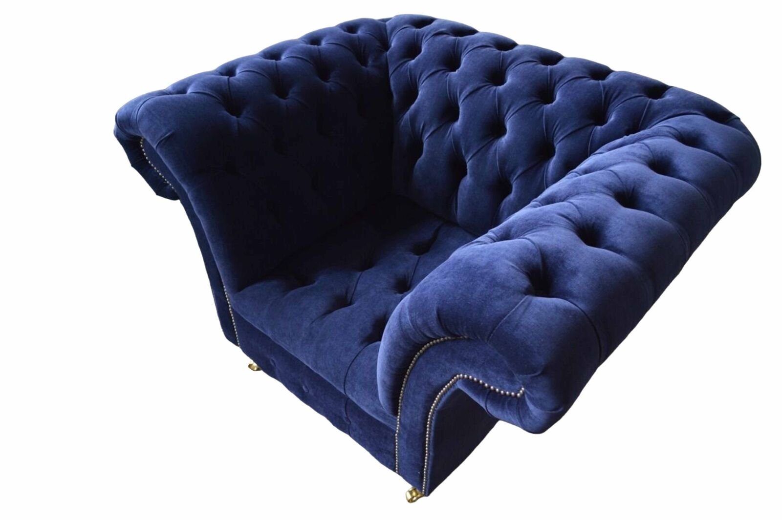 Made JVmoebel Modern, Luxus Polster Sessel 1 In Sessel Sitzer Sofa Design Textil Chesterfield Europe