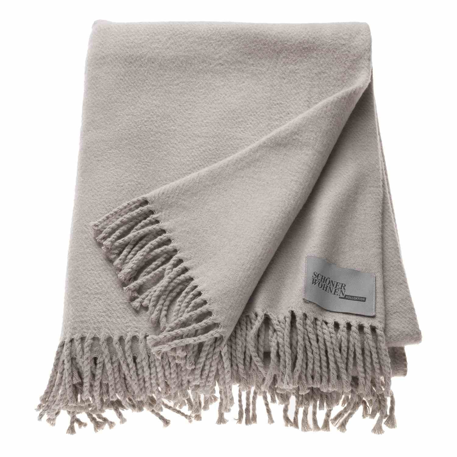 SCHÖNER WOHNEN-Kollektion Tagesdecke BASICS Tagesdecke, 140 x 200 cm in Hellgrau. € 69,95, (€ 69,95 pro 1 Stk).