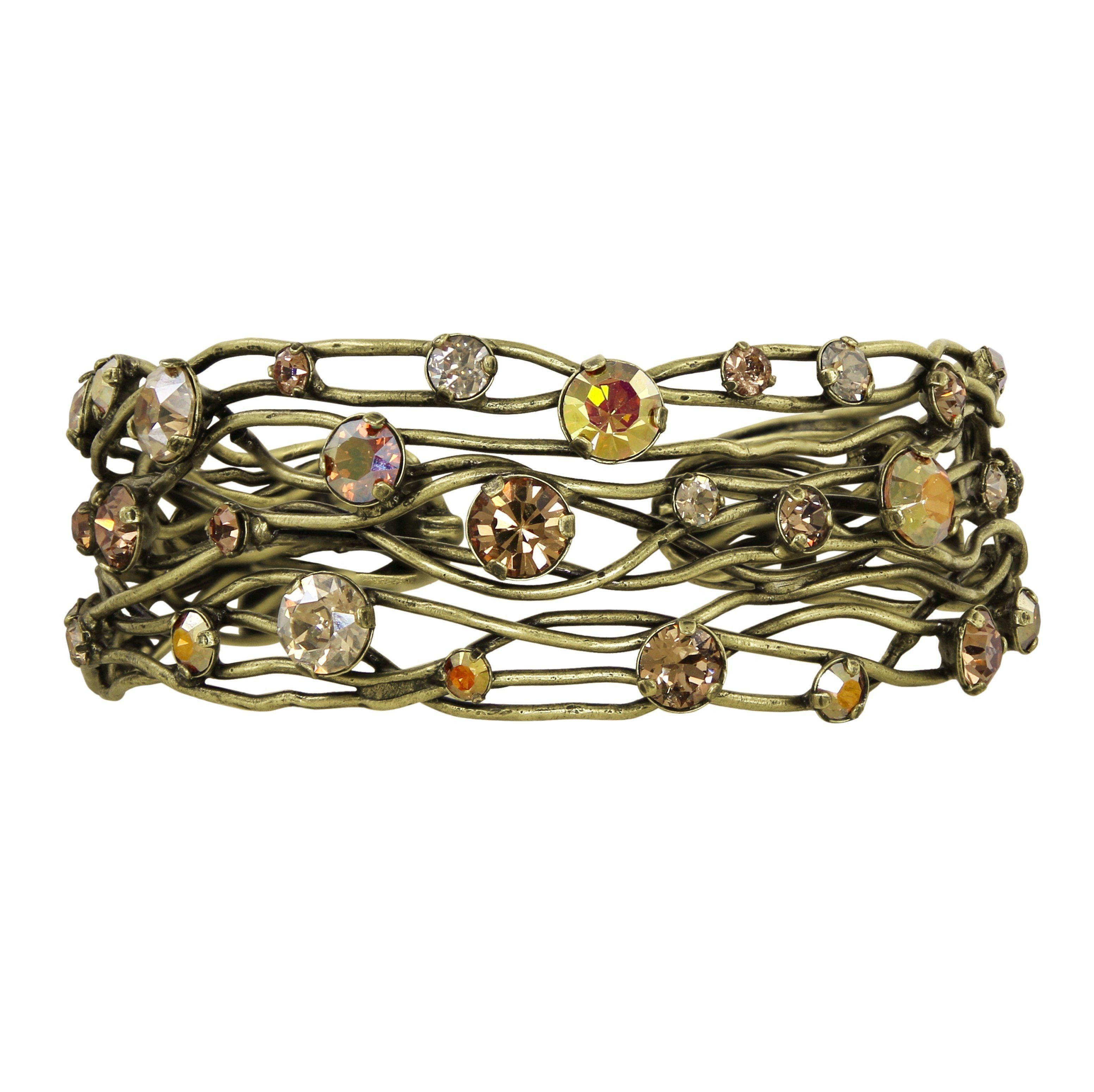 KONPLOTT Armband KONPLOTT Armband Cages Beige antik Messing