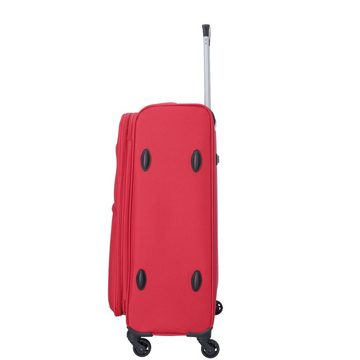 TheTrueC Koffer TheTrueC 4 Wheels Suitcase Set of 3 Brüssel Brüssel dark red, 4 Rollen Rollen