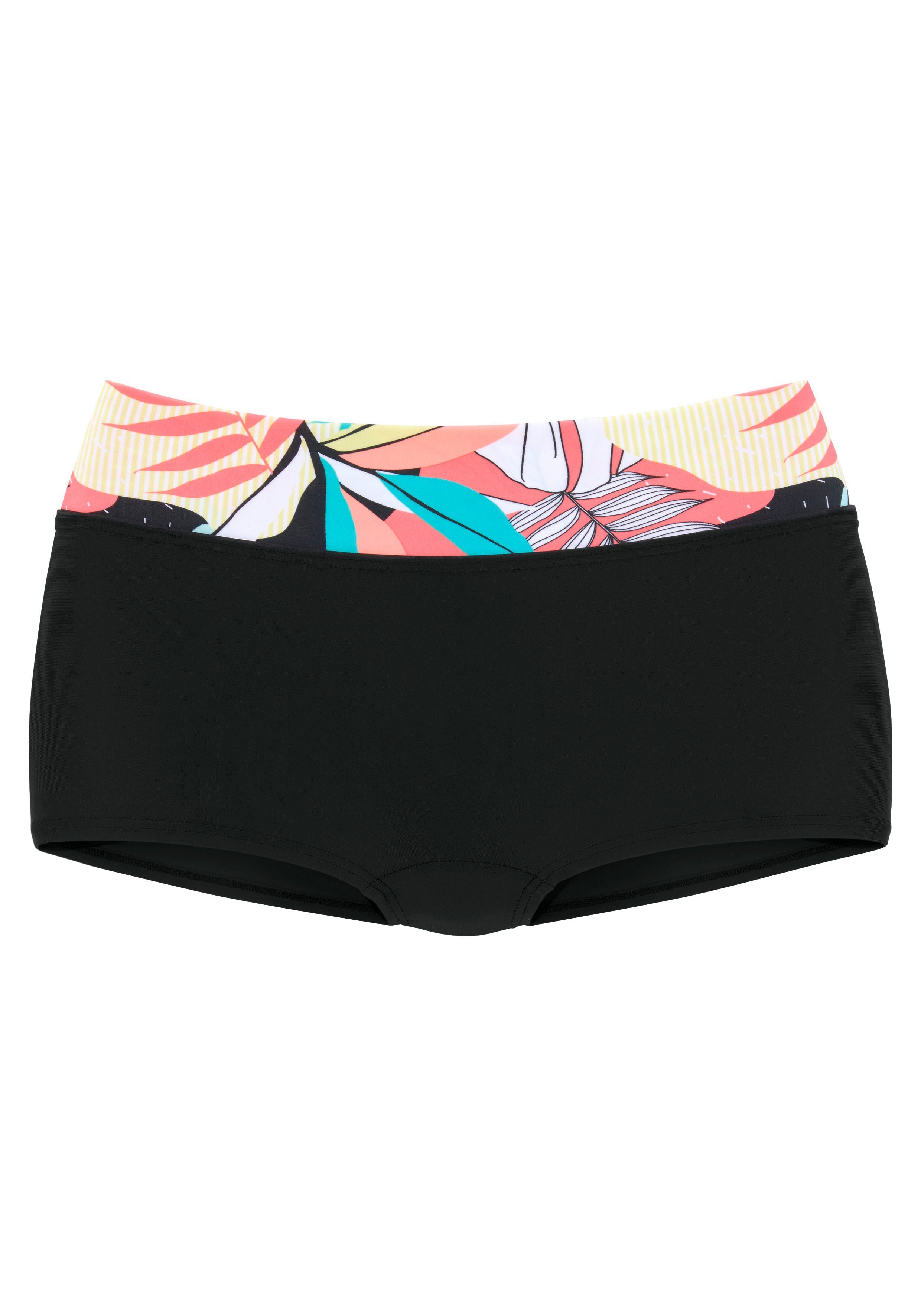 LASCANA ACTIVE Bikini-Hotpants Layne mit bedrucktem günstig online kaufen