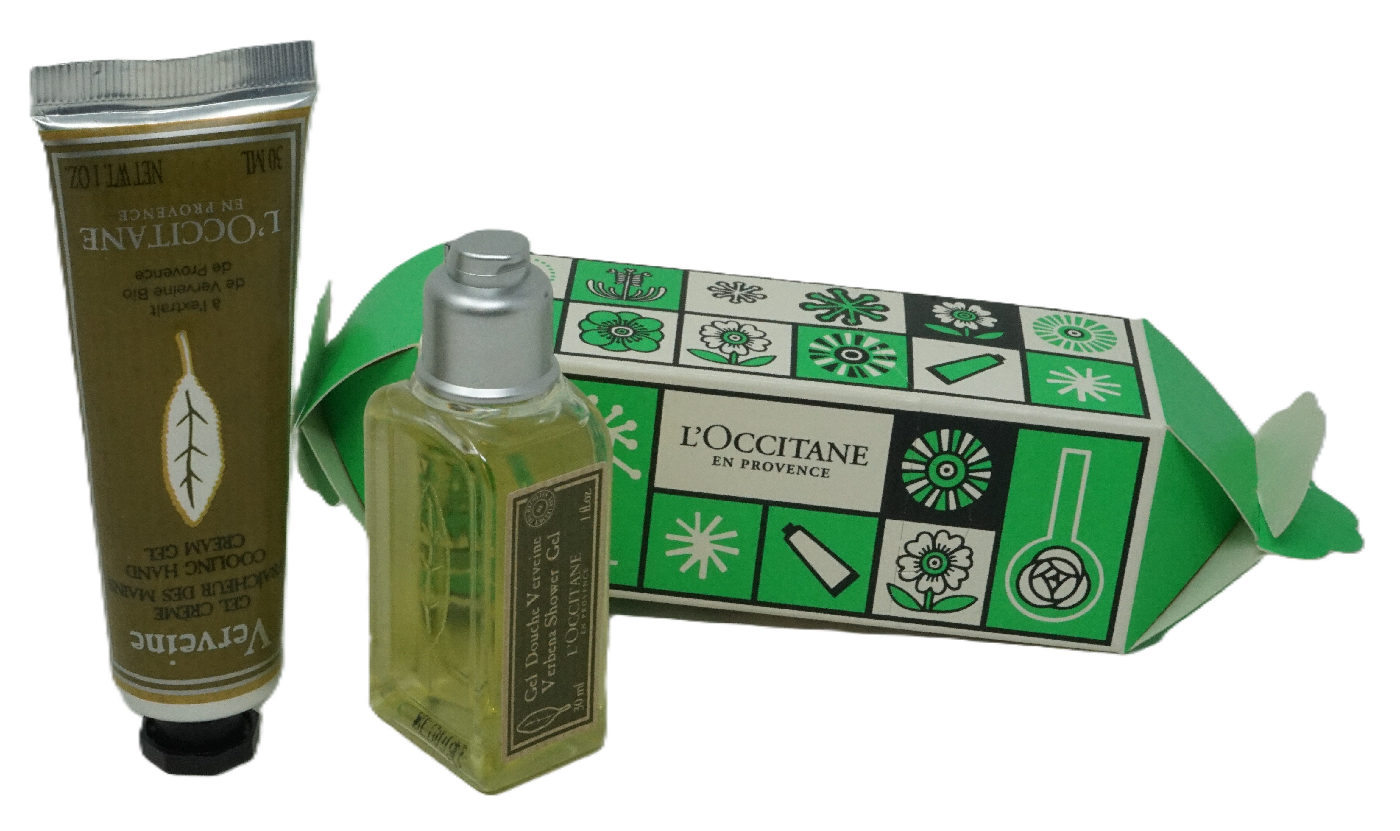 L'OCCITANE Handcreme L’Occitane Cracker Hand cream gel 30ml + shower gel 30 ml