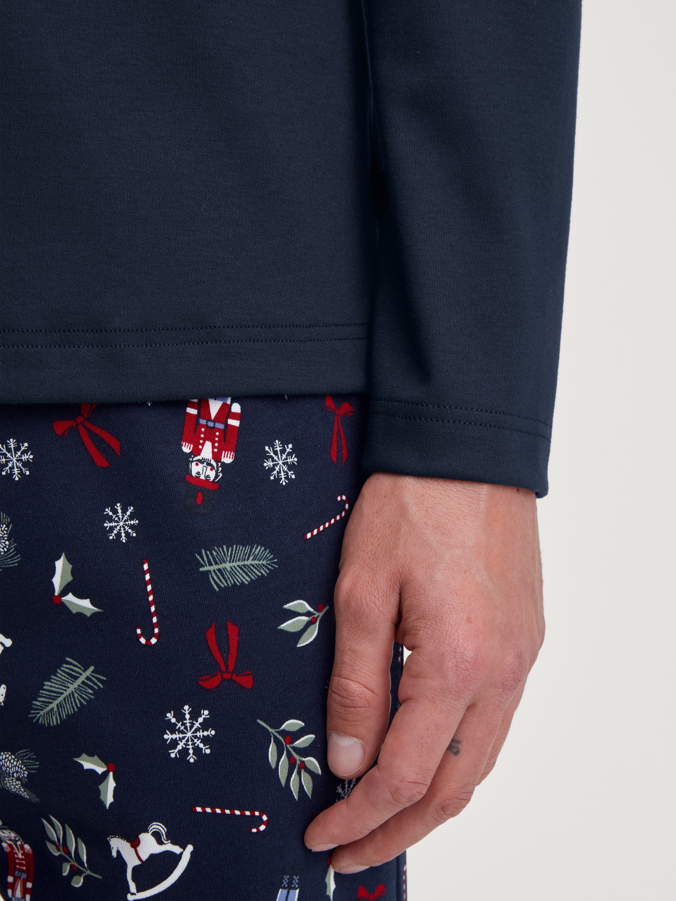 CALIDA Pyjama Family & Friends Herren (2 tlg) warme Baumwollqualität