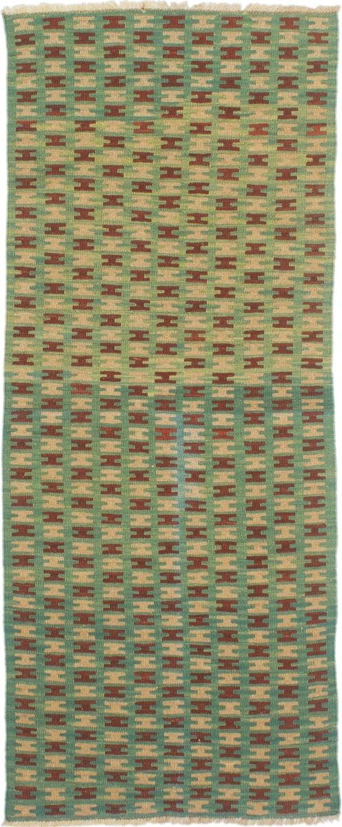 Orientteppich Kelim Fars 81x195 Handgewebter Orientteppich / Perserteppich Läufer, Nain Trading, rechteckig, Höhe: 4 mm