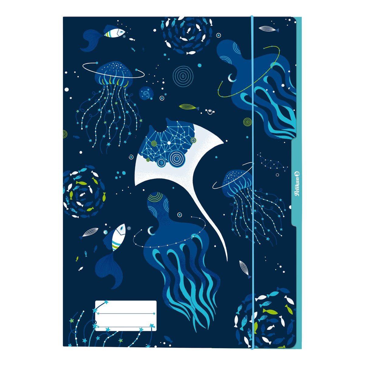 HAMELIN PAPERBRANDS Fächermappe Pelikan Sammelmappe Wasserwelt DIN A3