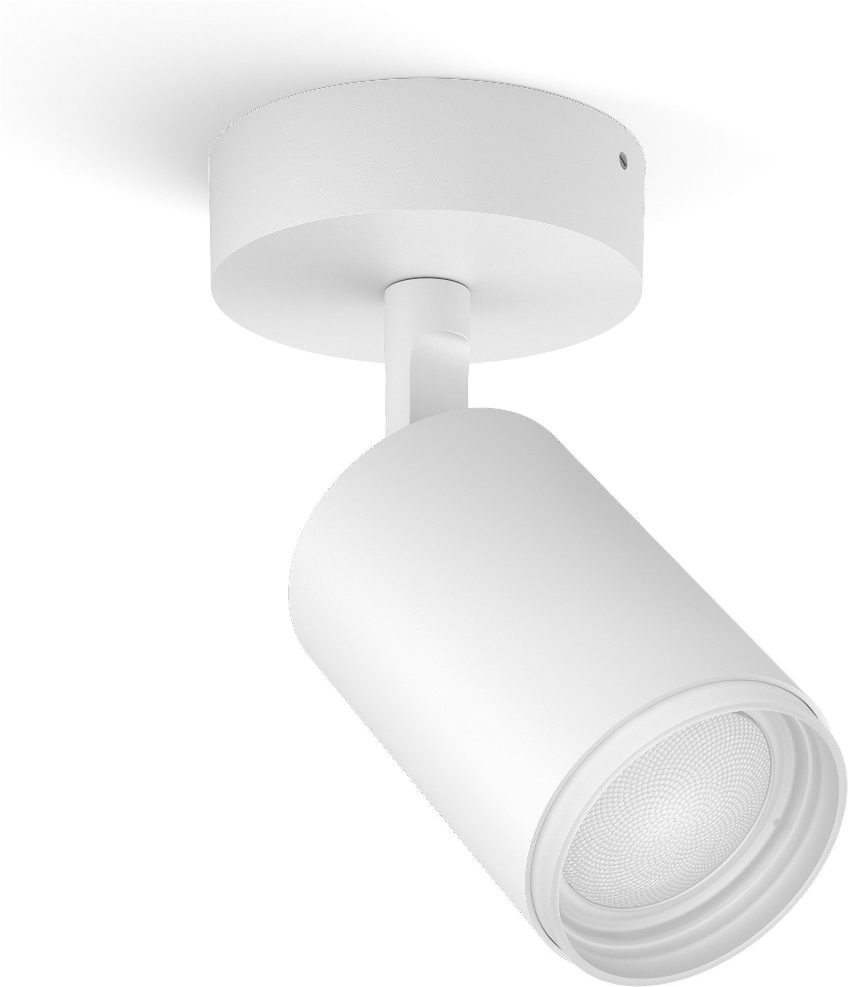 Philips Hue LED Deckenspot White & Color Ambiance Fugato 1er Aufbauspot, Abschaltautomatik, Bluetooth, CCT - über Fernbedienung, Dimmfunktion, Einschlafhilfe, Farbsteuerung, Farbwechsel, Memory, nach Trennung vom Netz, Nachtlichtfunktion, RGB, Smart Home, Timerfunktion, Weckerfunktion, dimmbar über Fernbedienung, mehrere Helligkeitsstufen, LED wechselbar, Farbwechsler, RGB, warmweiß - kaltweiß, Steuerbar per App und Stimme, Smart Home fähig, Farbfähig und Weißtöne