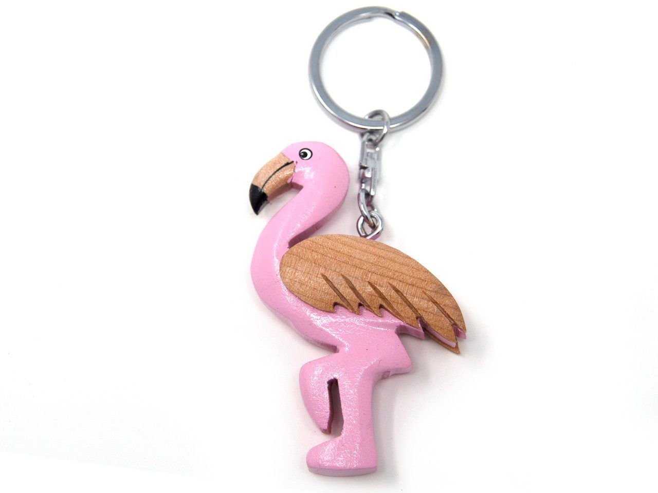 Schlüsselanhänger Holz Flamingo - Cornelißen Schlüsselanhänger aus
