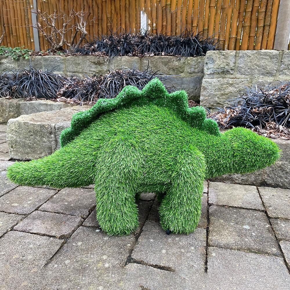 Gartenfigur AniPlants, Grasfigur, "Dinosaurier", Stegosaurus, Gartendeko, 40 cm
