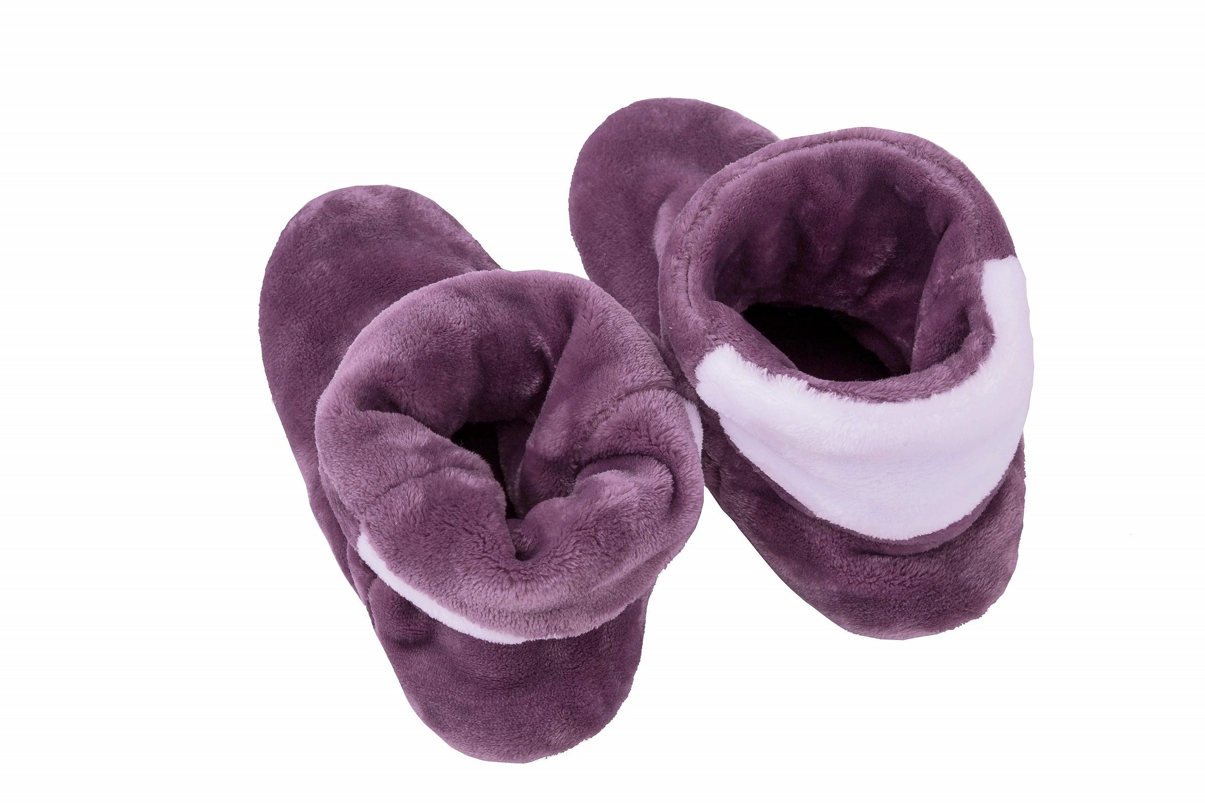 RAIKOU Cosy Shoe Pantoffel Stiefel für Damen, Herren aus Micro Flausch Hausschuh (Super Flauschige) mit ABS und rutschfester Sohle