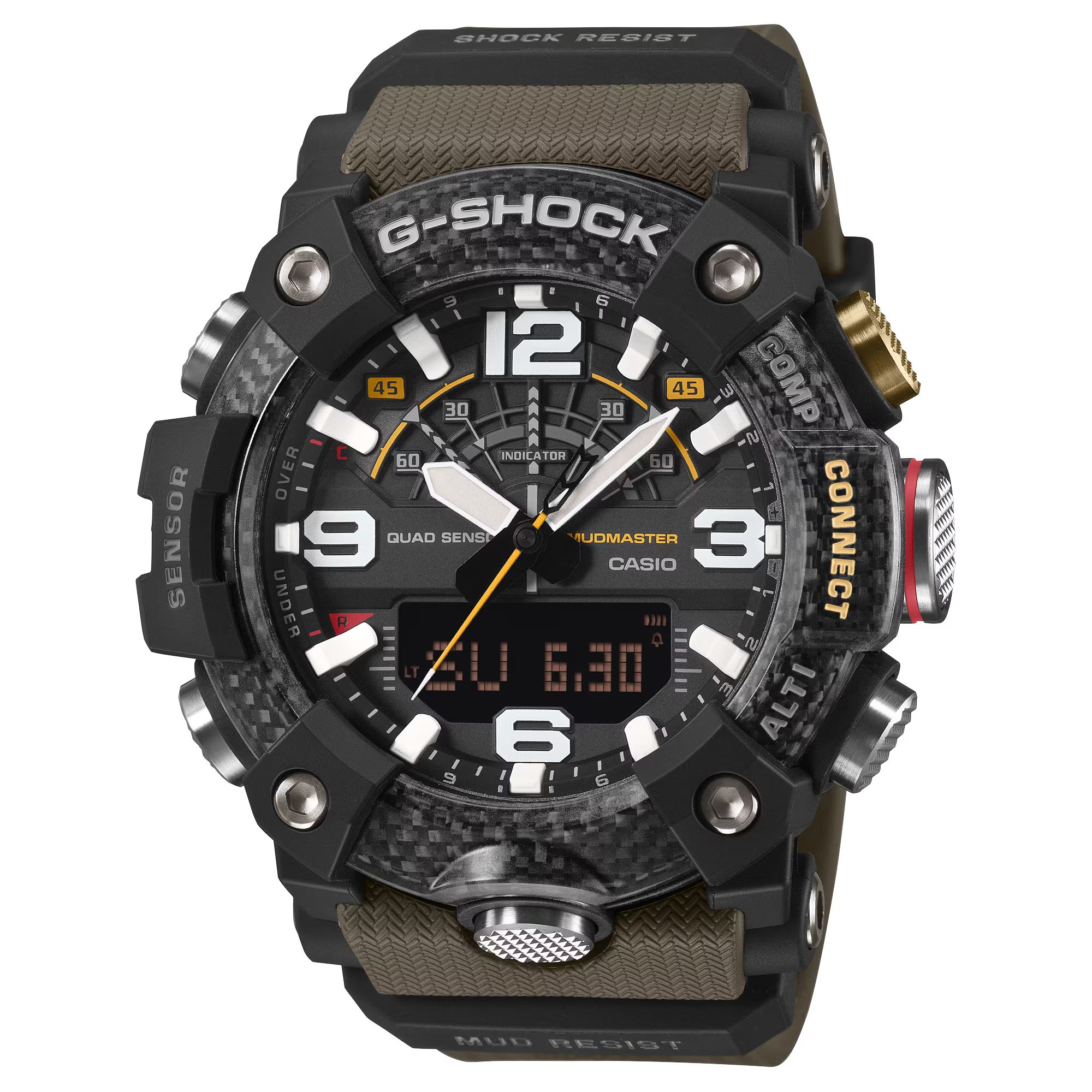 CASIO G-SHOCK Multifunktionsuhr Herrenuhr Casio G-Shock MASTER OF G MUDMASTER