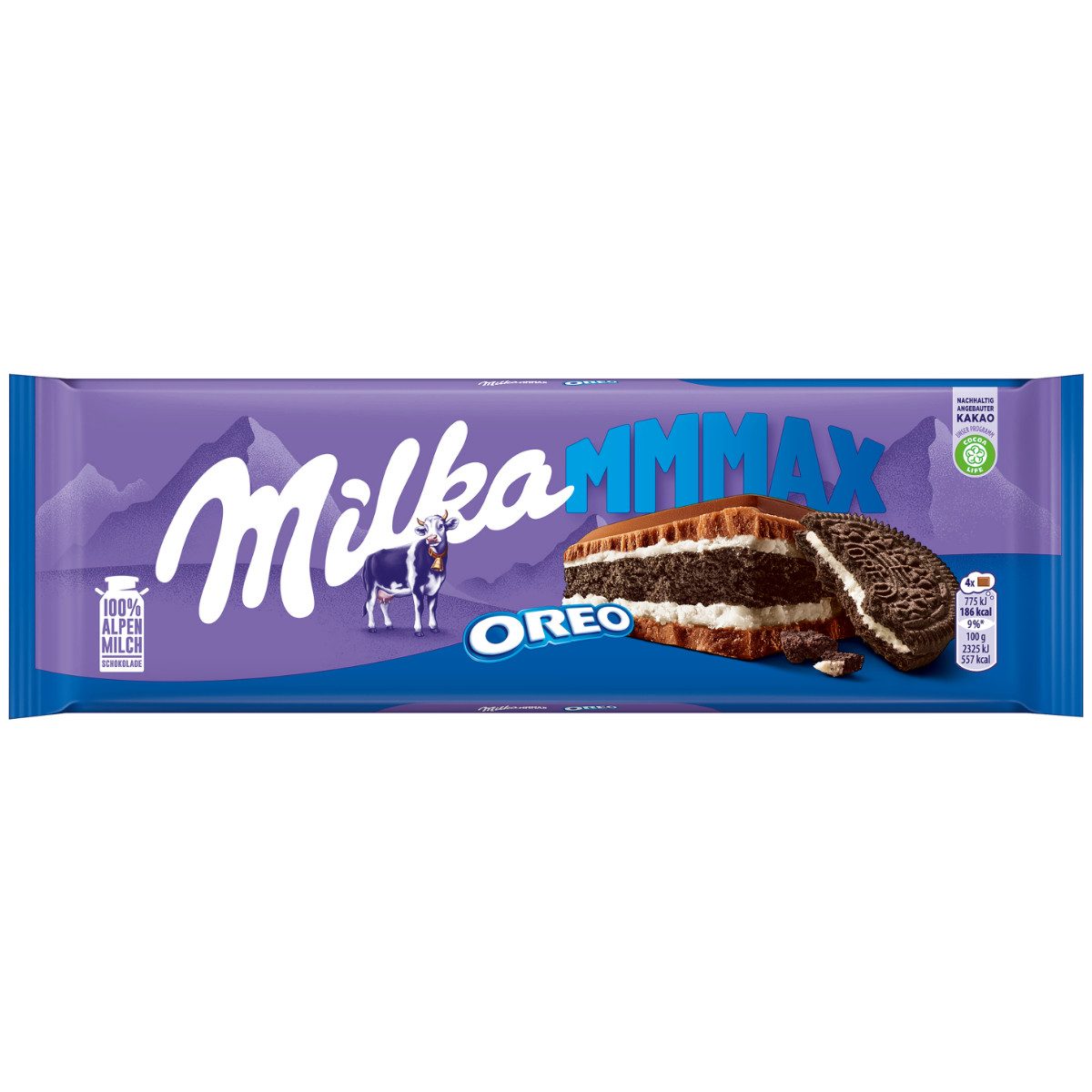 MILKA Schokolade, Milka Oreo Keks Schokolade aus Milchcreme und Oreo Keks 300g 12er Pack