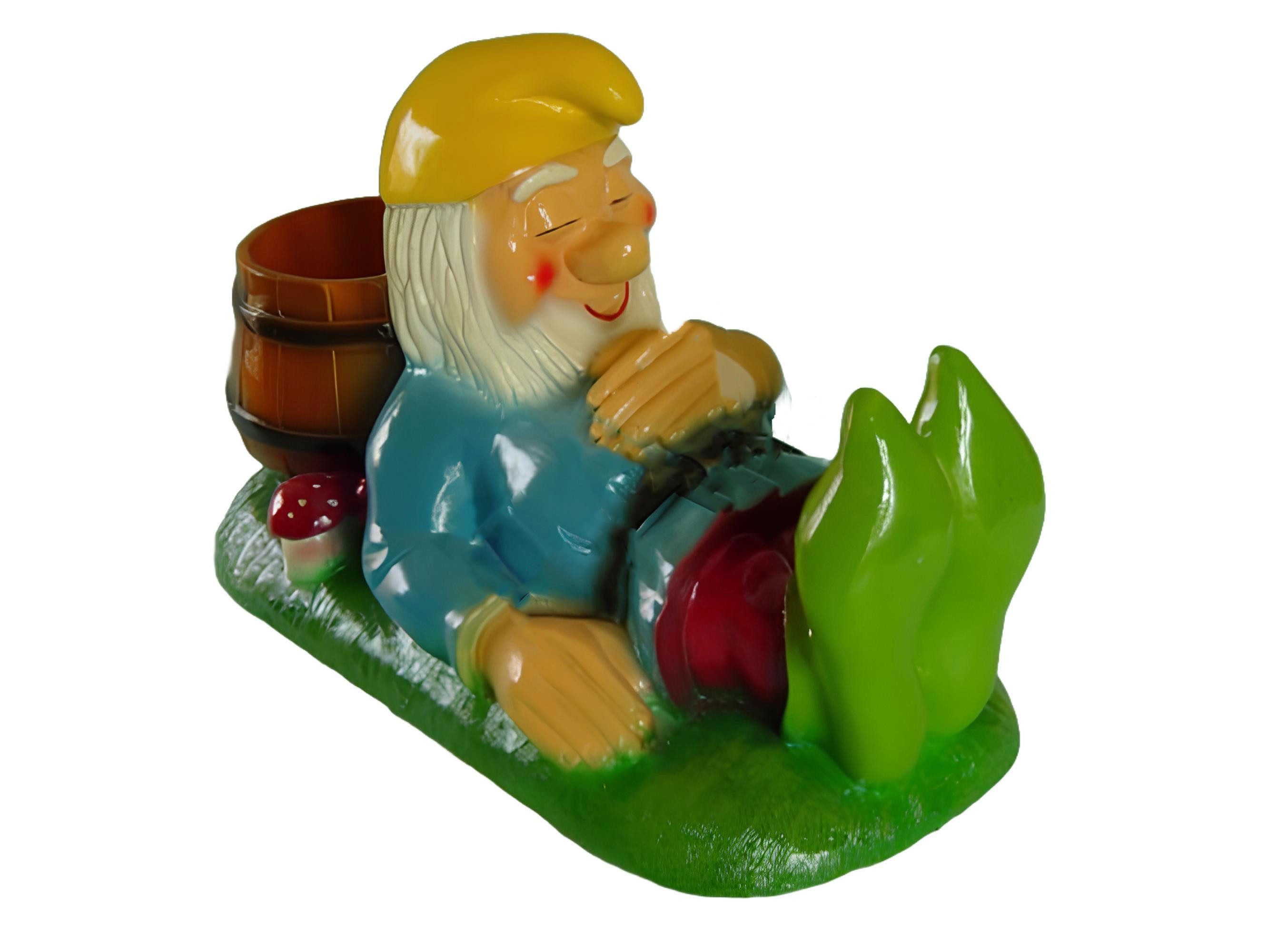 JVmoebel Gartenzwerg Zwerg Figur Garten Statue Skulptur Фигурки Скульптуры Dekoration Deko, (Zwerg Material : Kunststoff 46 cm Höhe), Made in Europa