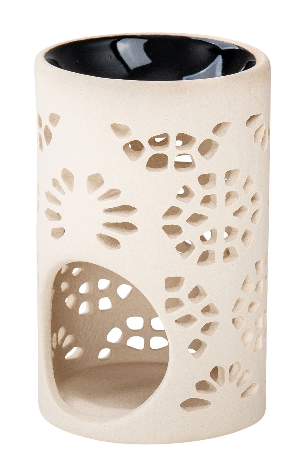 Levandeo® Duftlampe, Duftlampe Keramik H11cm Creme Weiß Aromalampe Raumduft günstig online kaufen