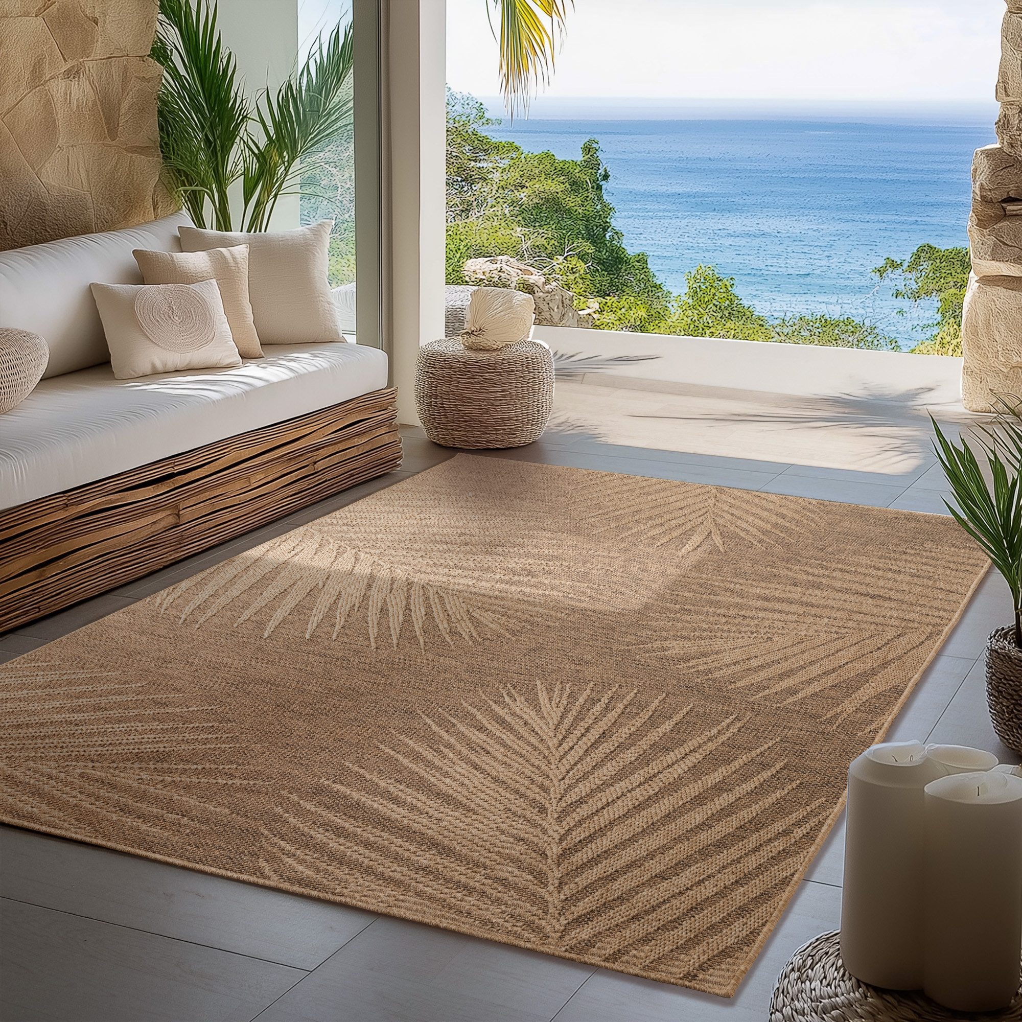 Carpettex Outdoorteppich Boho Design, Läufer, Höhe: günstig online kaufen