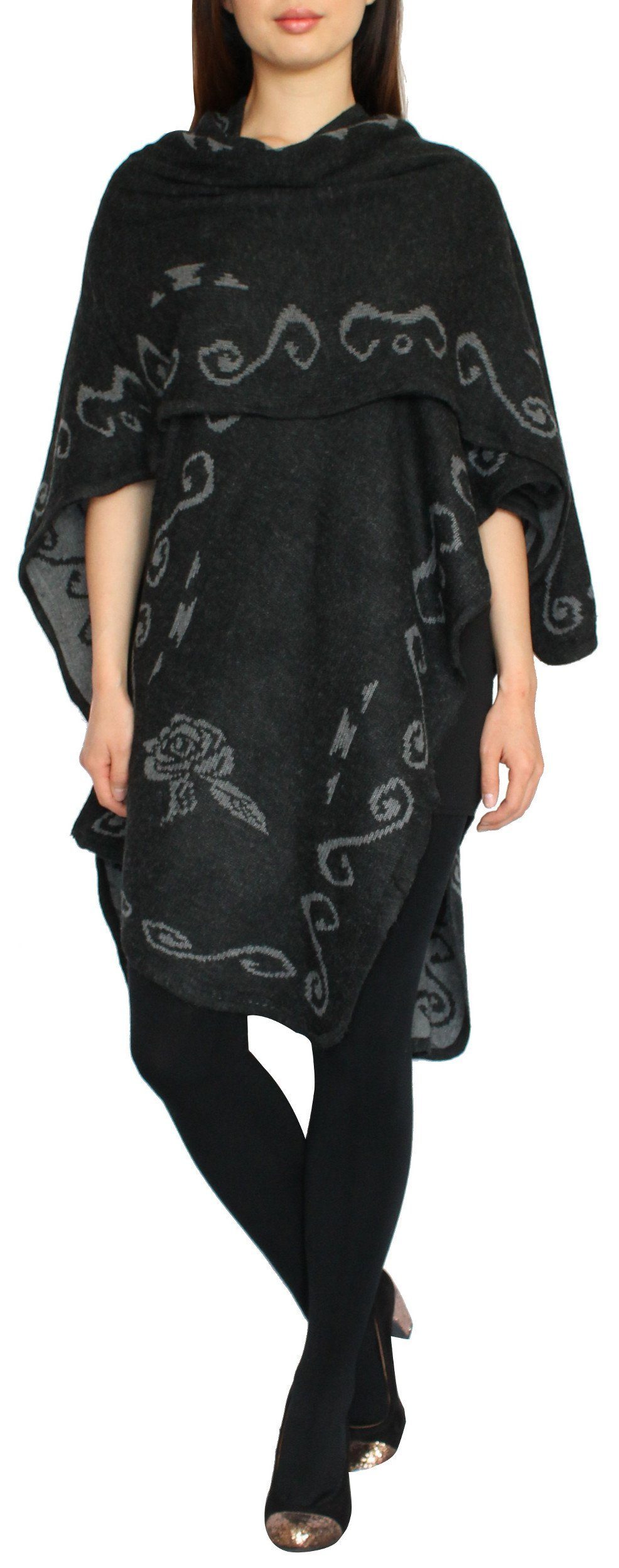 dy_mode Poncho Damen Poncho Cape Mantel günstig online kaufen